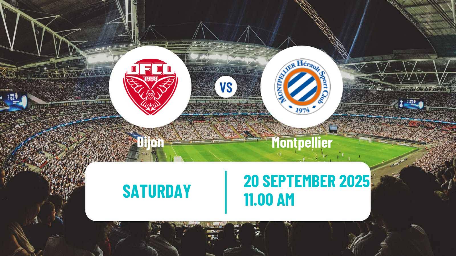 Football French Division 1 Women Dijon - Montpellier