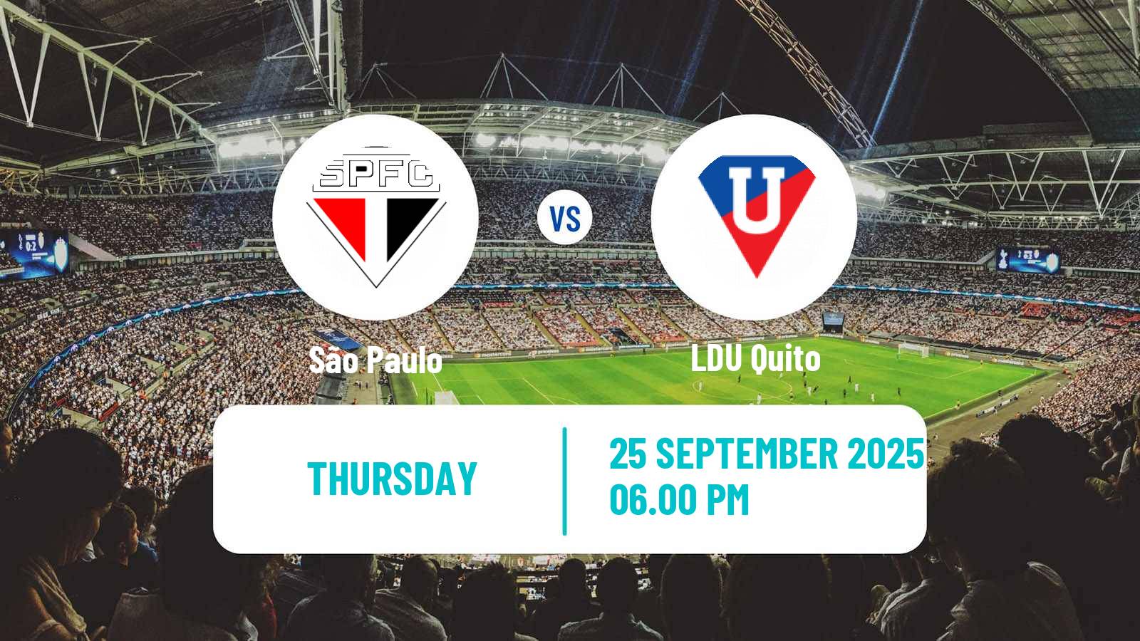 Football Copa Libertadores São Paulo - LDU Quito