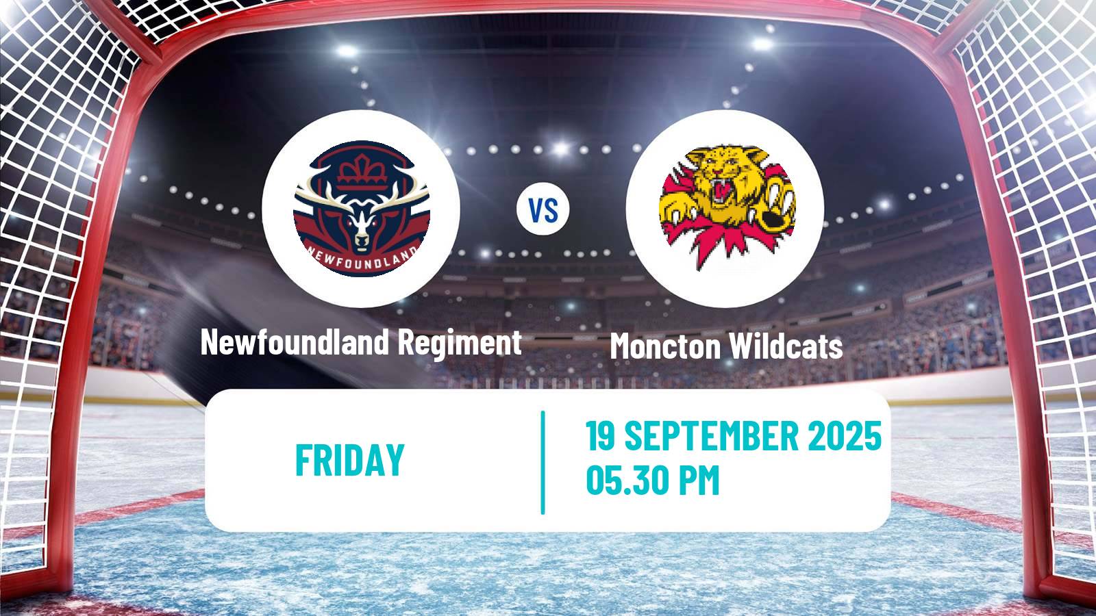 Hockey QMJHL Newfoundland Regiment - Moncton Wildcats