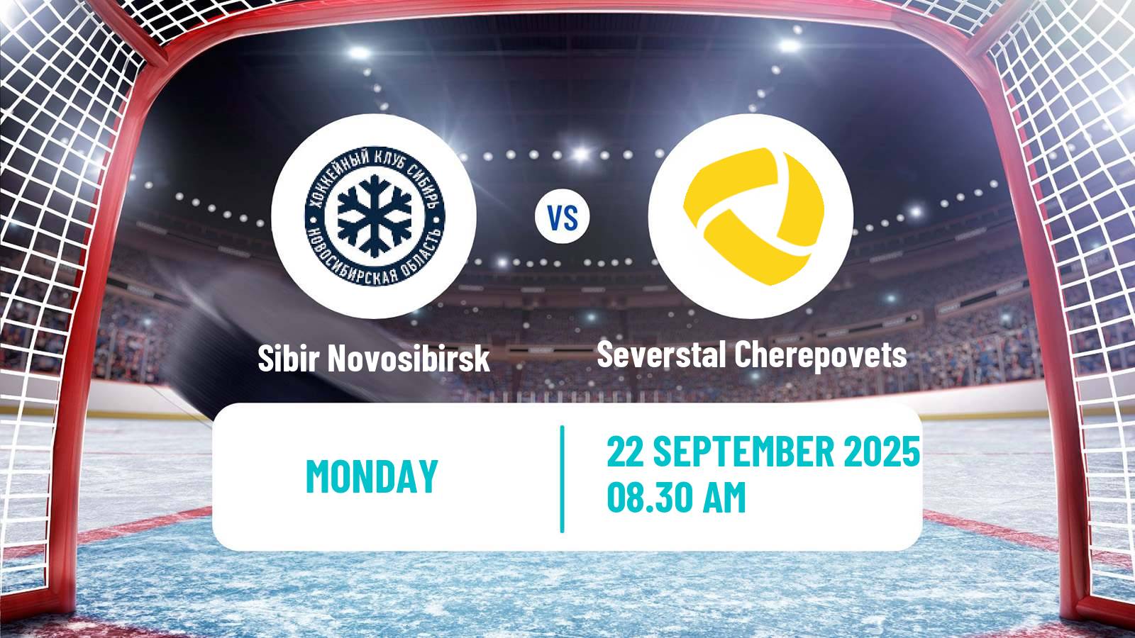 Hockey KHL Sibir Novosibirsk - Severstal Cherepovets