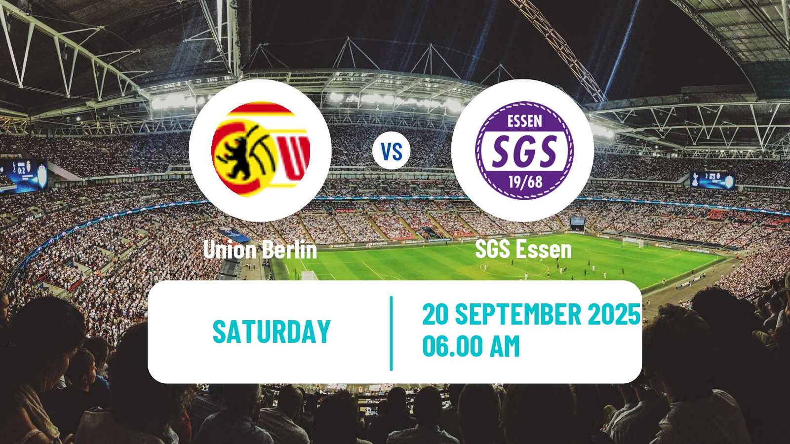 Football German Bundesliga Women Union Berlin - SGS Essen