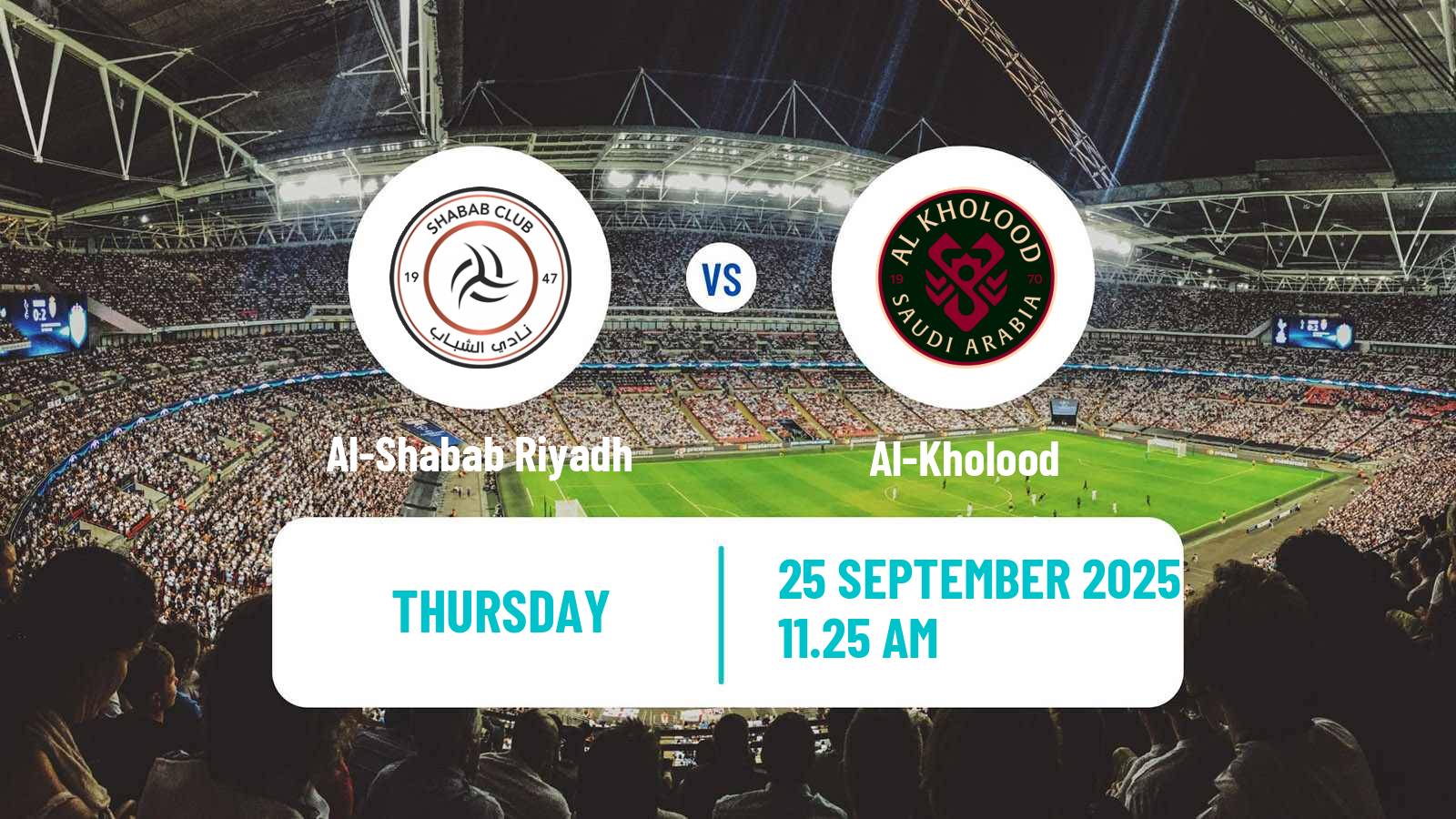Football Saudi Professional League Al-Shabab Riyadh - Al-Kholood