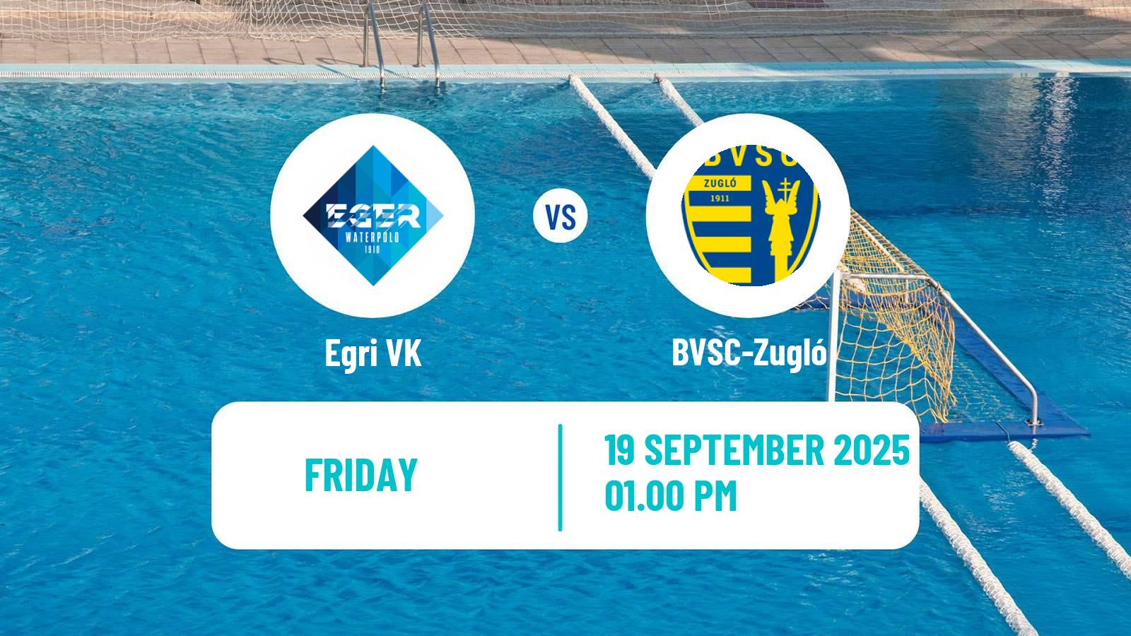 Water polo Hungarian OB I Water Polo Egri VK - BVSC-Zugló
