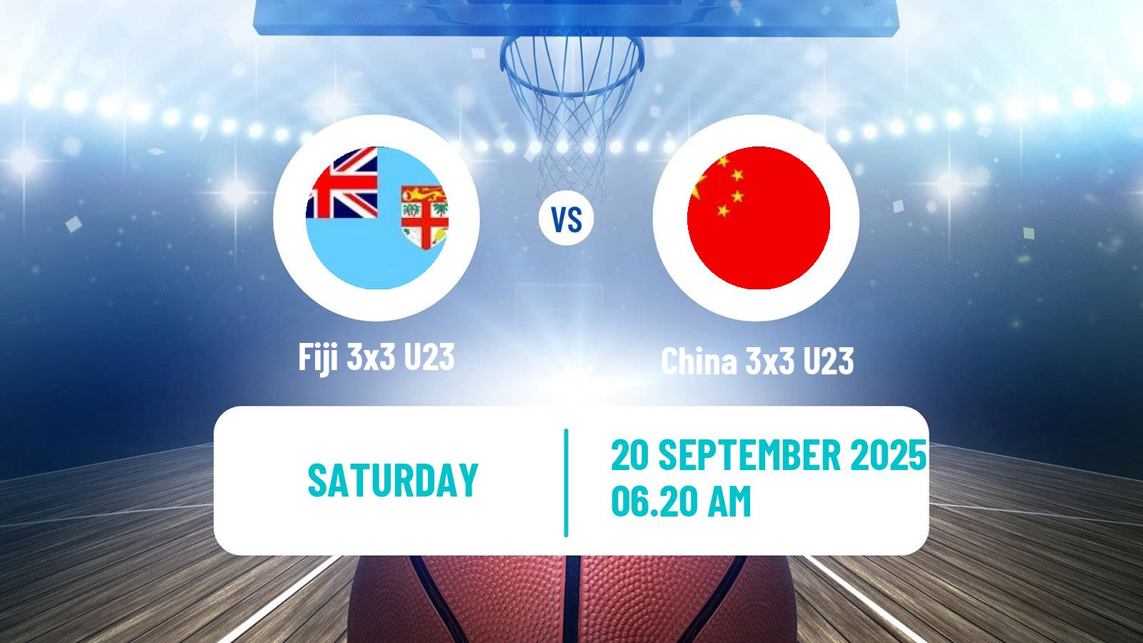 Basketball World Cup Basketball 3x3 U23 Fiji 3x3 U23 - China 3x3 U23