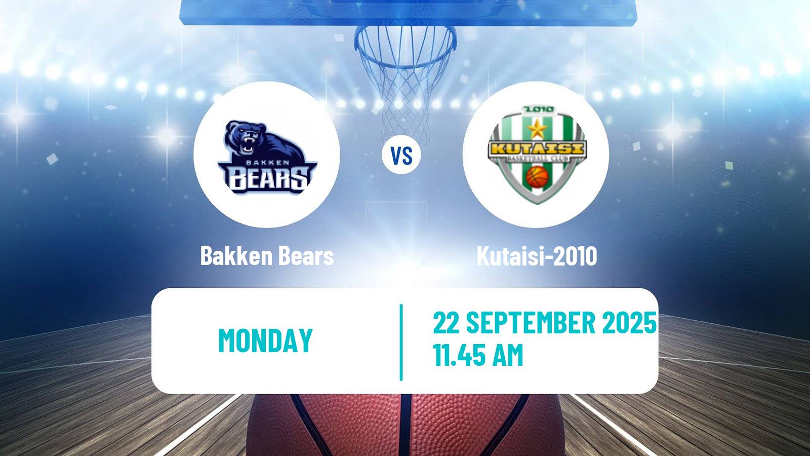 Basketball Champions League Basketball Bakken Bears - Kutaisi-2010