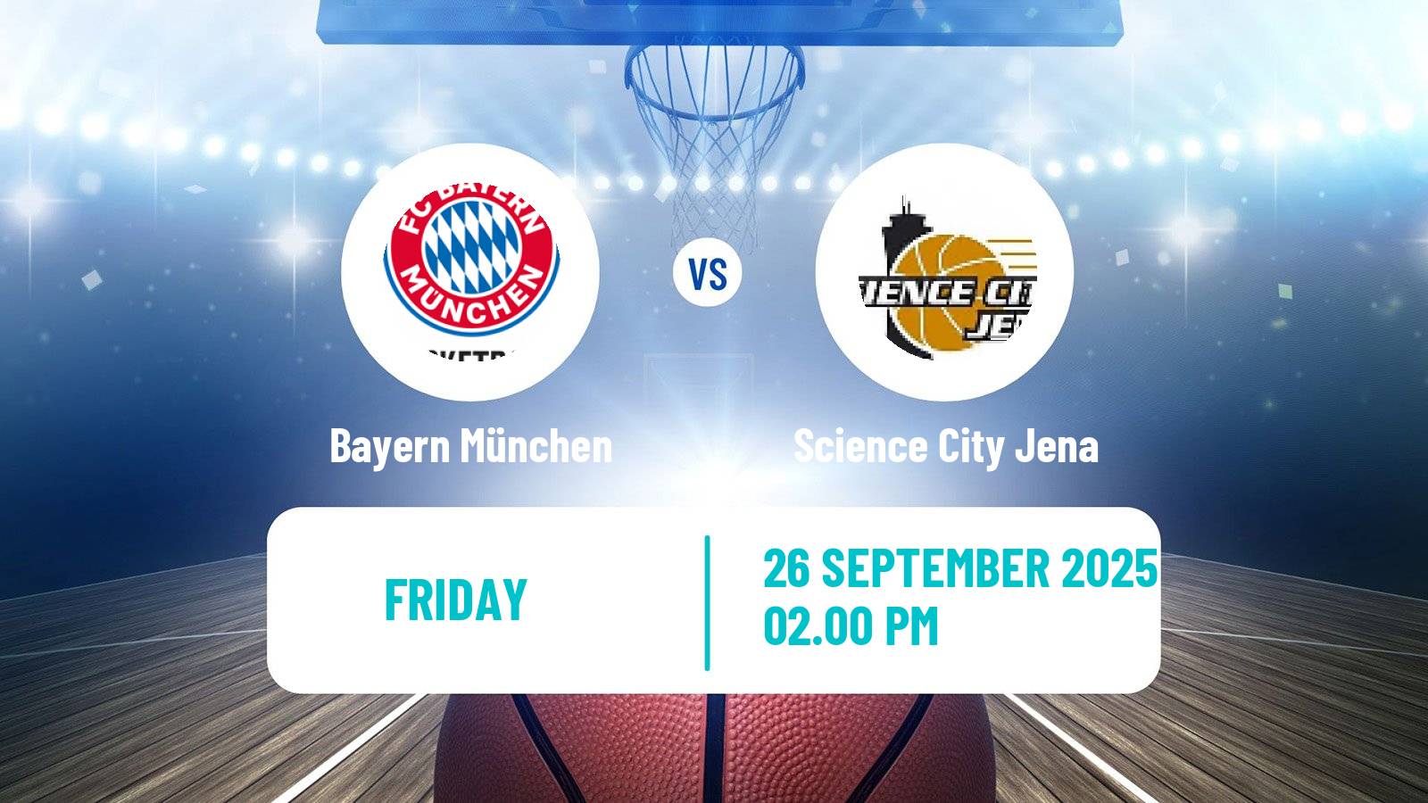 Basketball German BBL Bayern München - Science City Jena