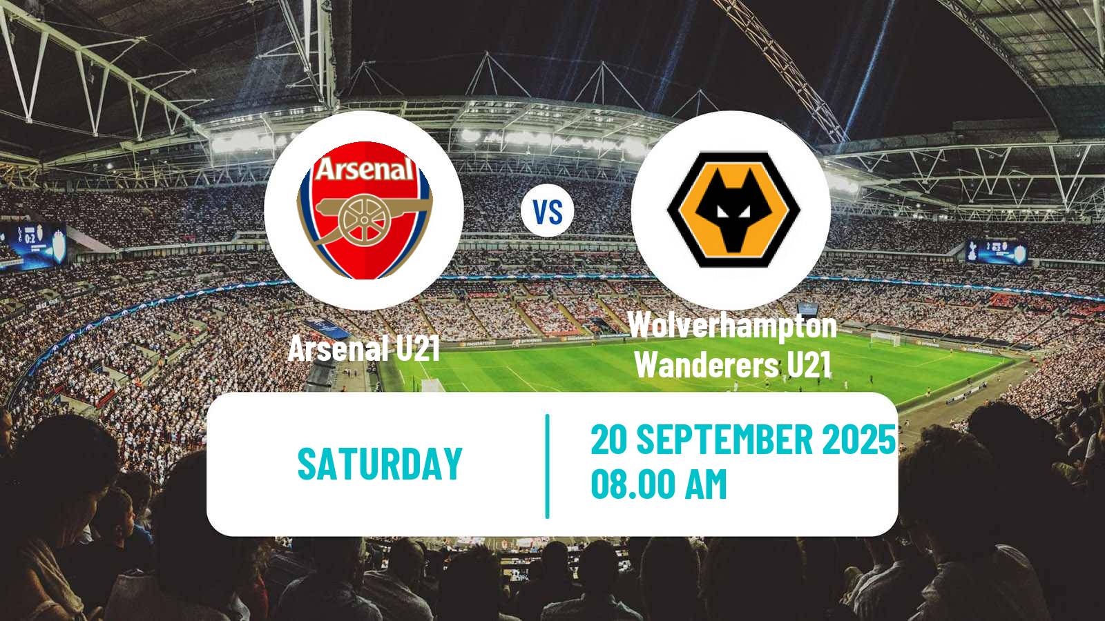 Football English Premier League 2 Arsenal U21 - Wolverhampton Wanderers U21