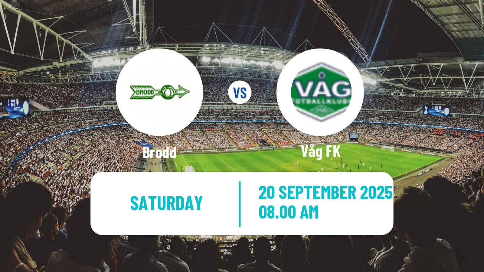 Football Norwegian Division 3 - Group 5 Brodd - Våg