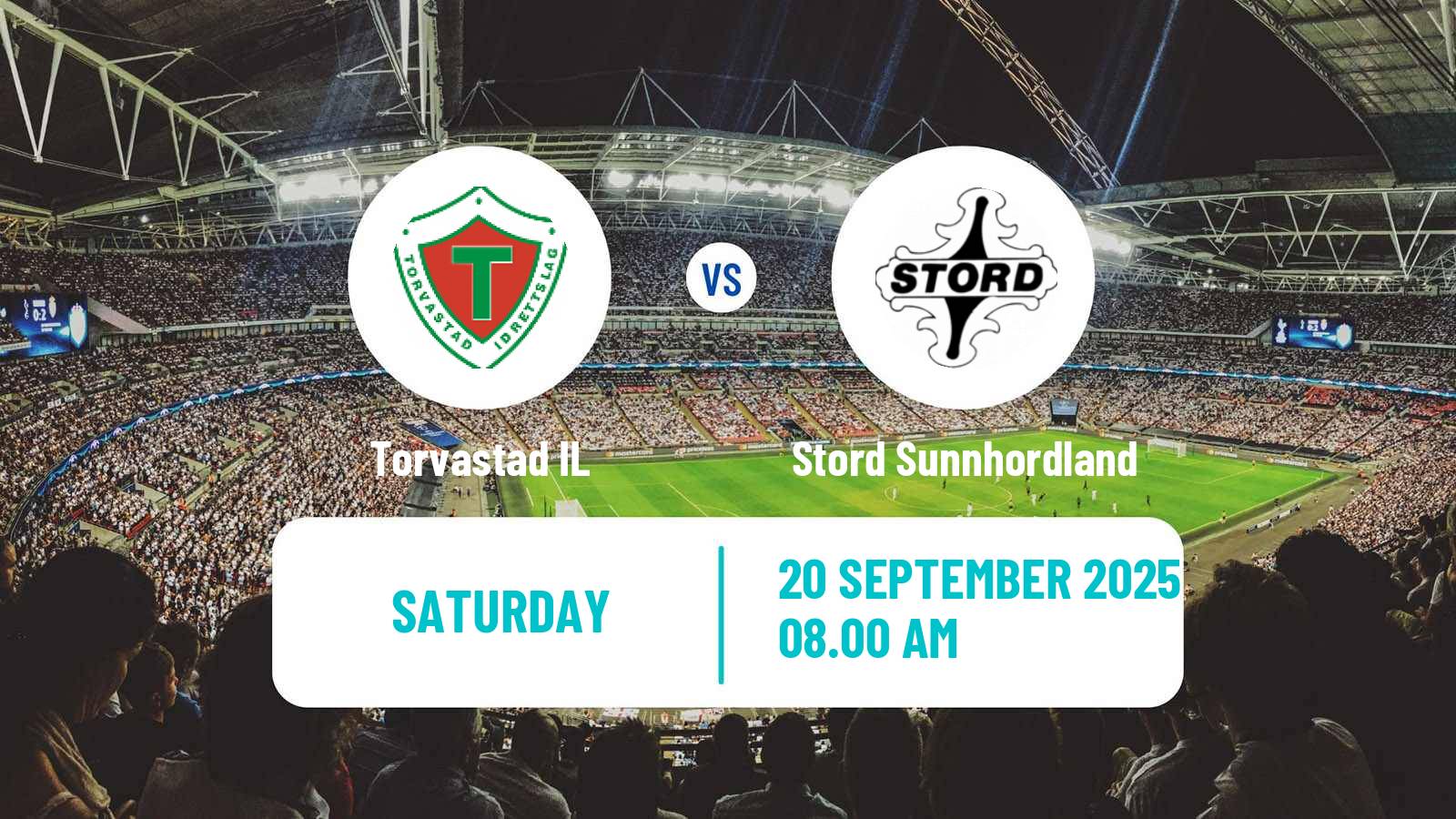 Football Norwegian Division 3 - Group 5 Torvastad - Stord Sunnhordland