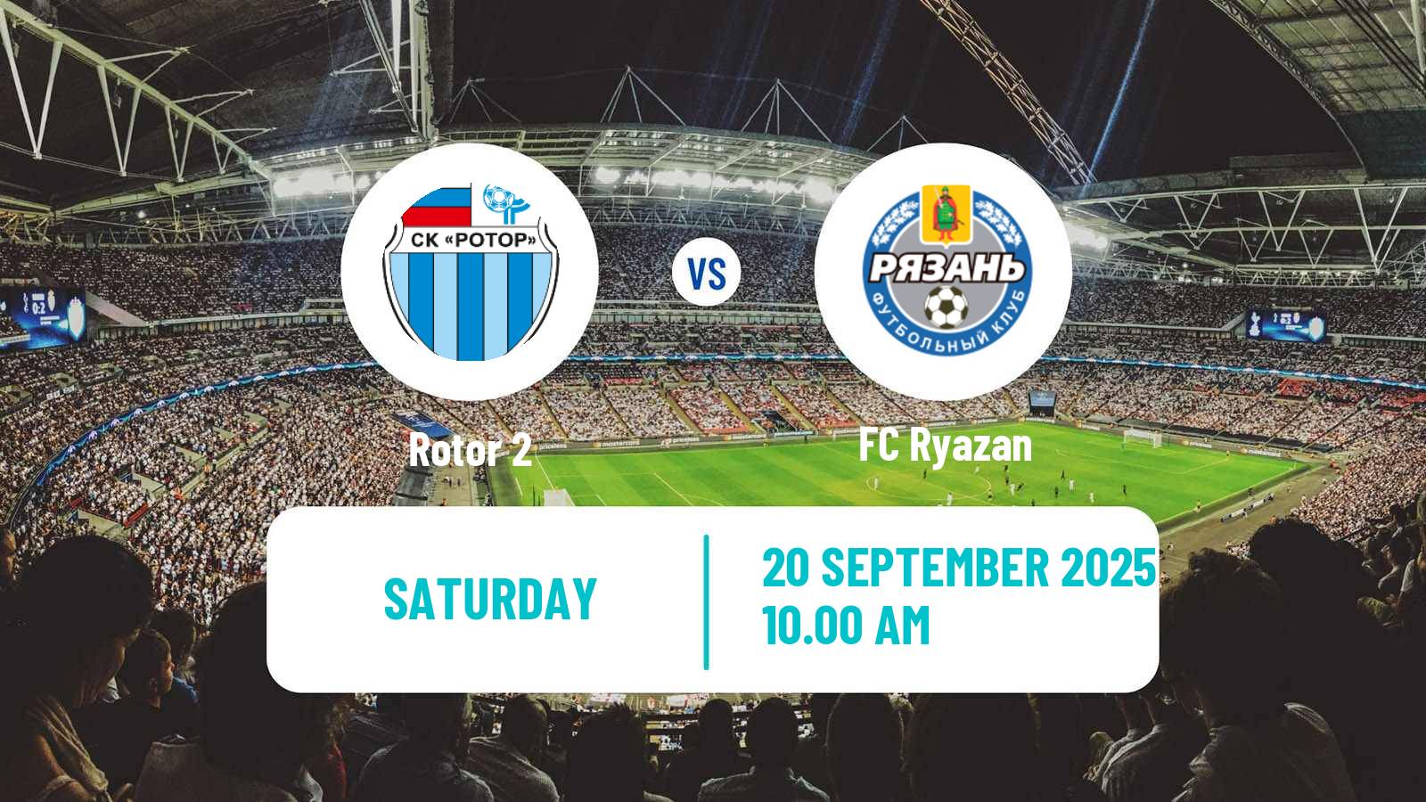 Football FNL 2 Division B Group 3 Rotor 2 - Ryazan