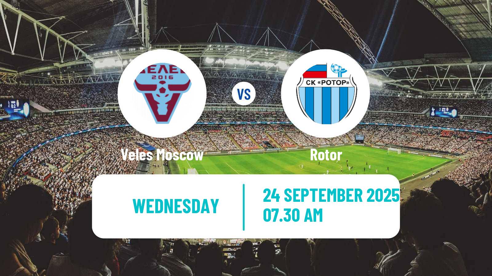 Football Russian Cup Veles Moscow - Rotor