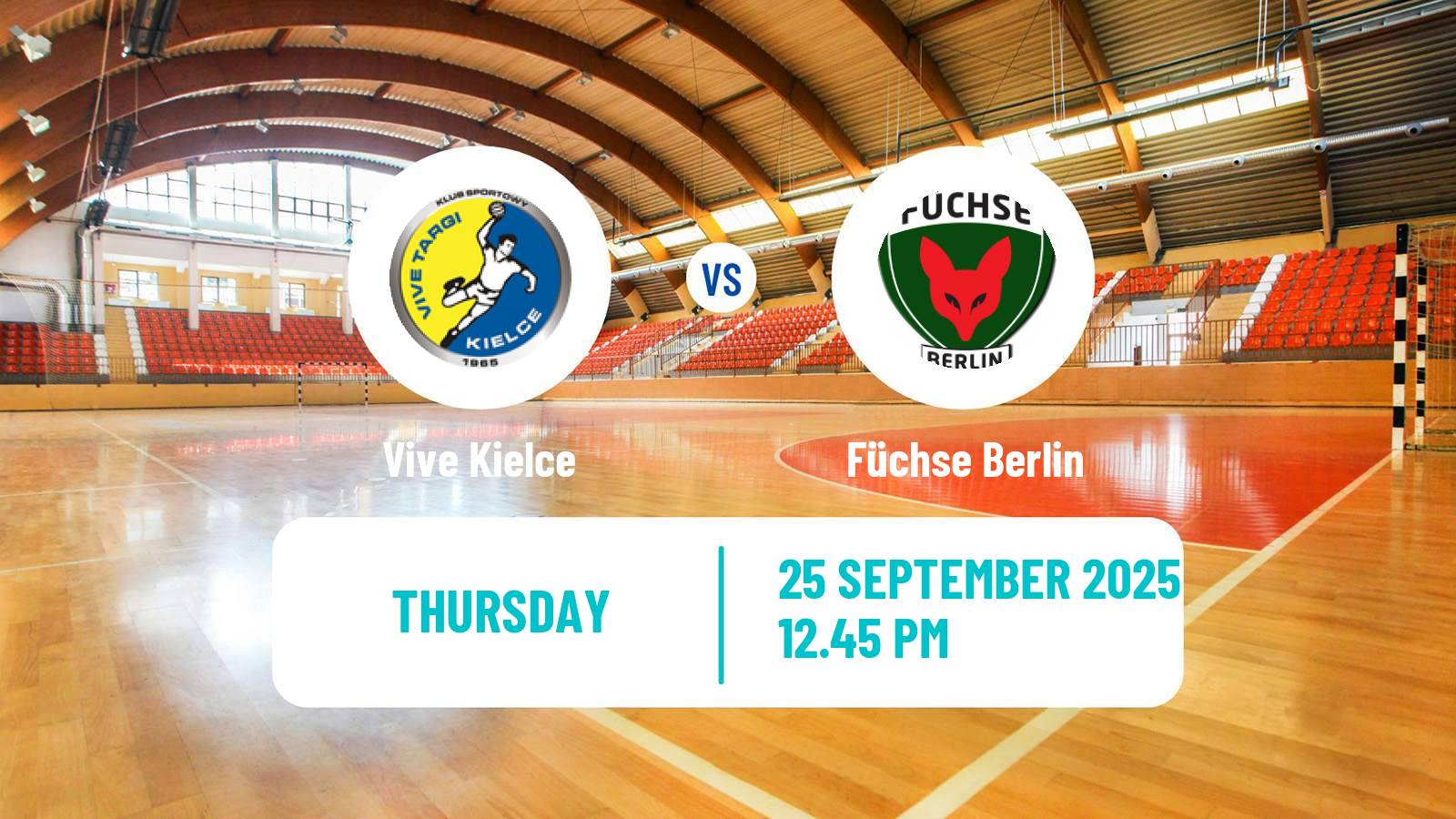 Handball EHF Champions League Vive Kielce - Füchse Berlin