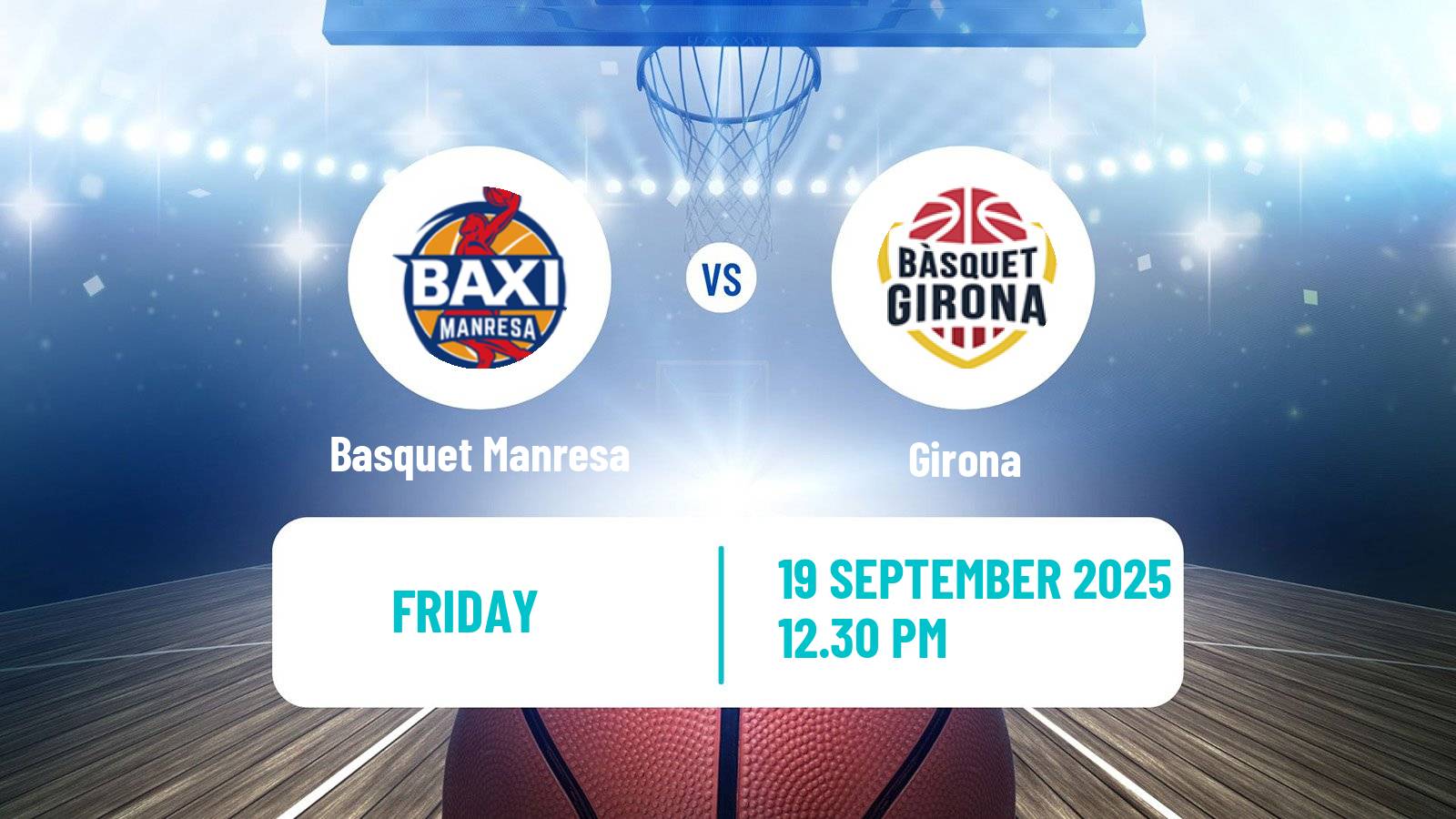Basketball Club Friendly Basketball Basquet Manresa - Girona