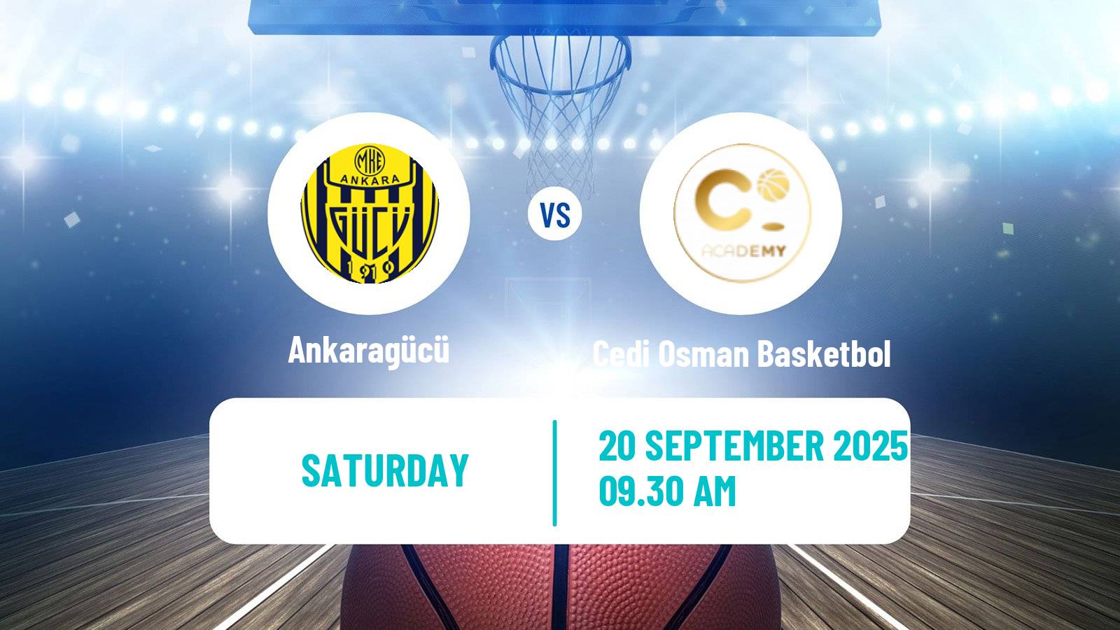 Basketball Turkish TBL Ankaragücü - Cedi Osman Basketbol