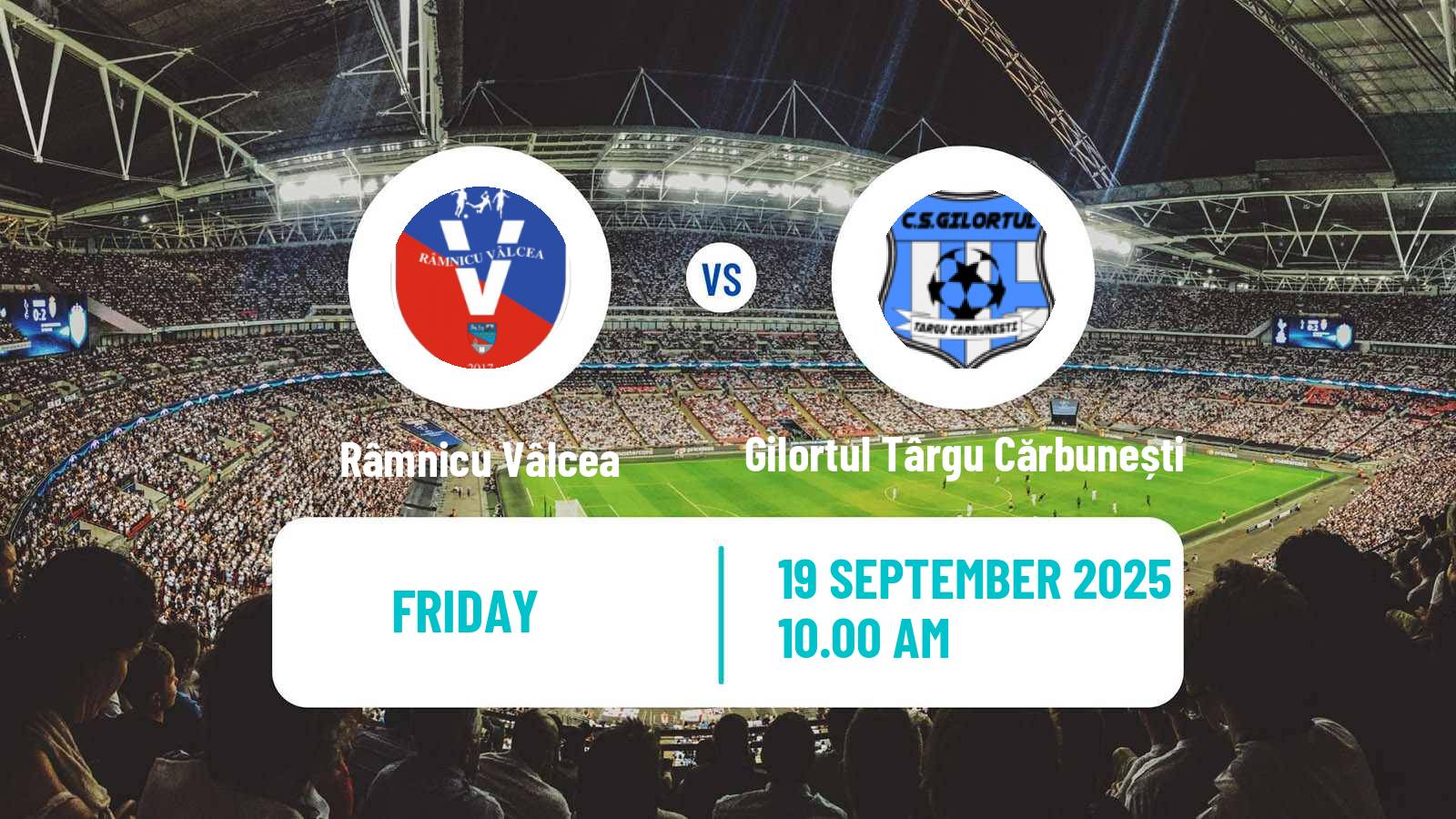 Football Romanian Liga 3 - Seria 6 Râmnicu Vâlcea - Gilortul Târgu Cărbunești