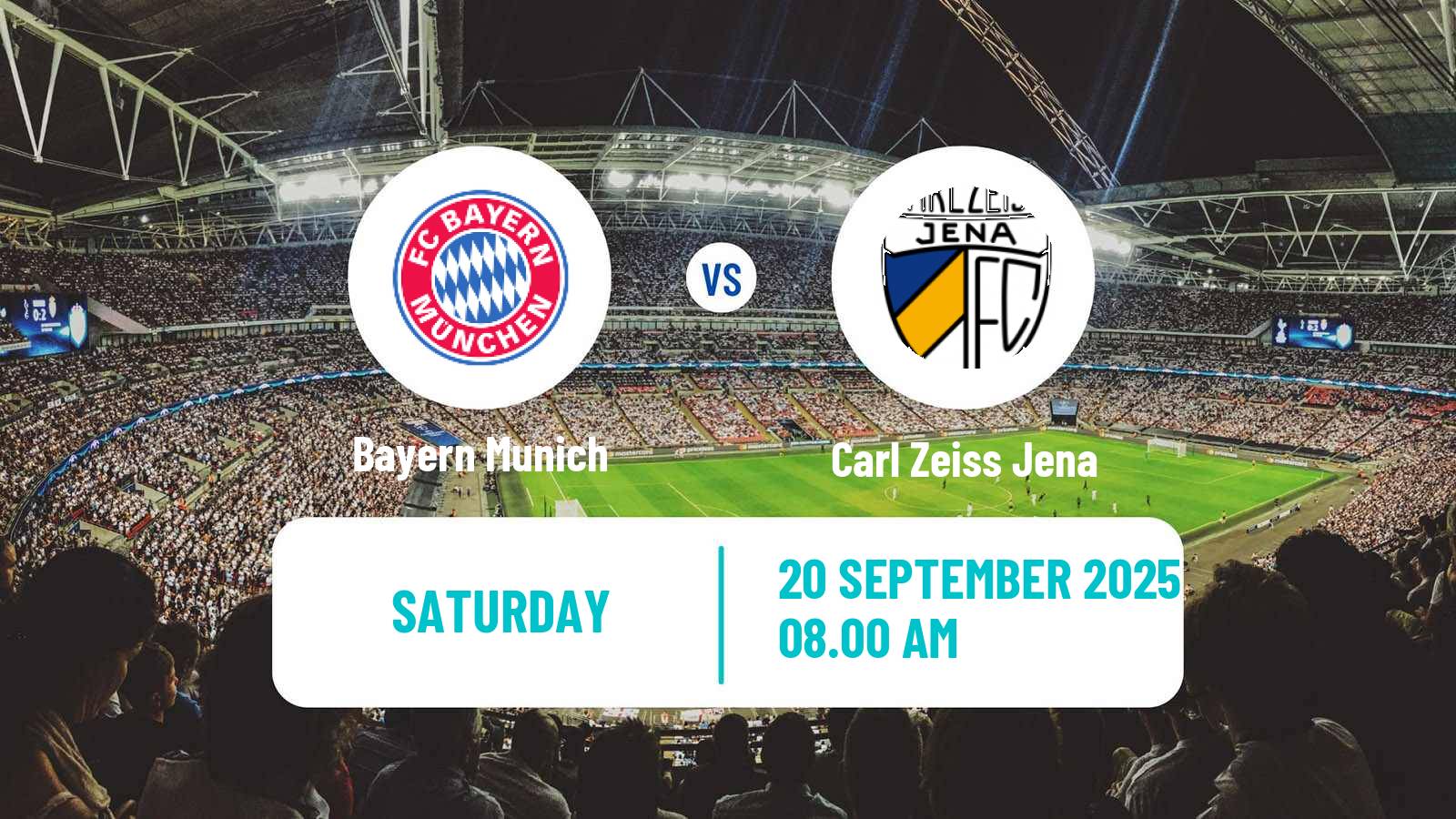 Football German Bundesliga Women Bayern Munich - Carl Zeiss Jena