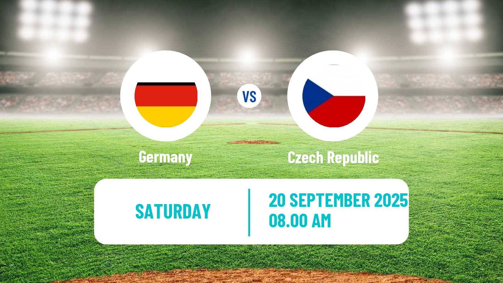 Baseball European Championship Baseball Germany - Czech Republic