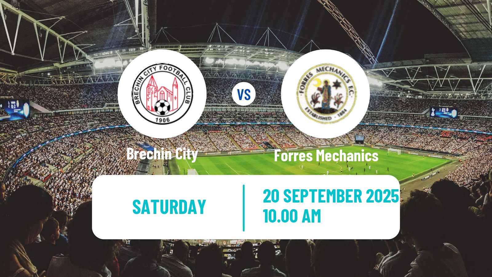 Football Scottish Highland League Brechin City - Forres Mechanics
