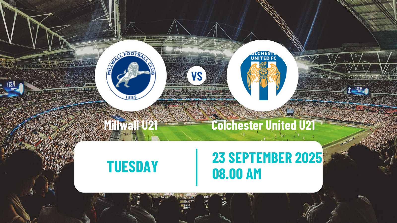 Football English Professional Development League Millwall U21 - Colchester United U21