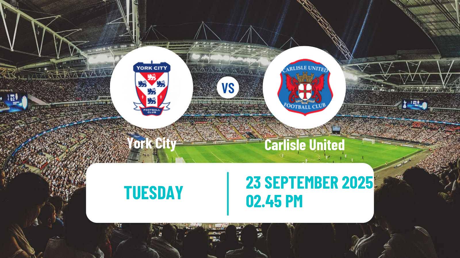 Football English National League York City - Carlisle United