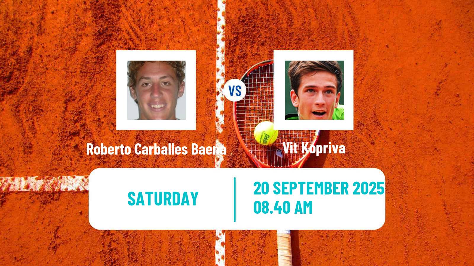 Tennis Bad Waltersdorf Challenger Men Roberto Carballes Baena - Vit Kopriva