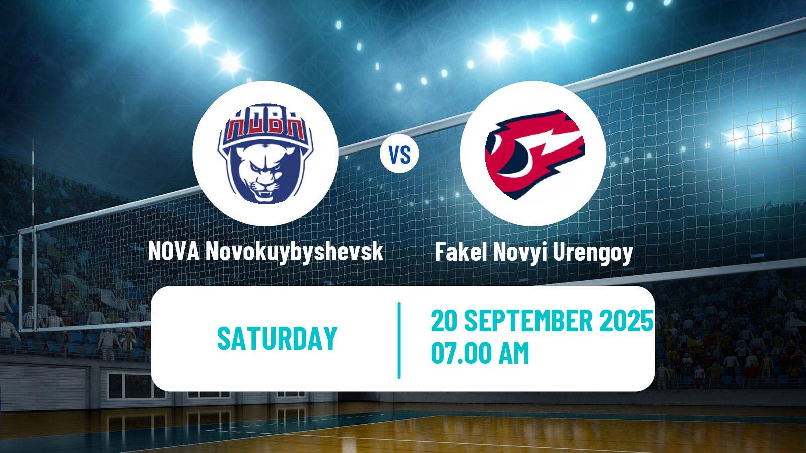 Volleyball Russian Cup Volleyball NOVA Novokuybyshevsk - Fakel Novyi Urengoy