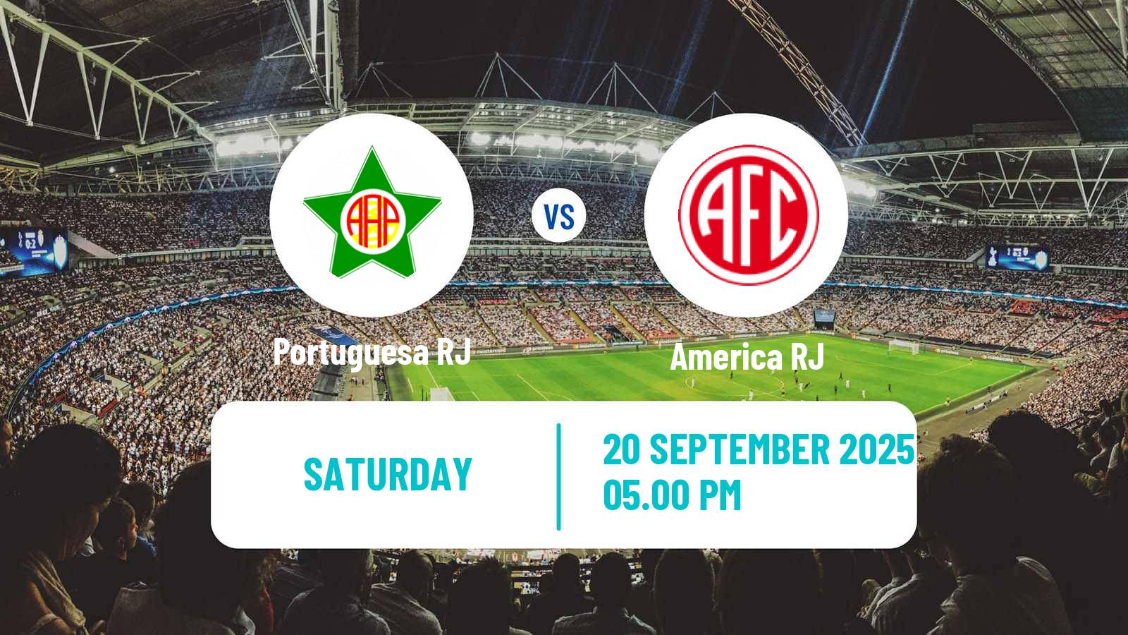 Football Brazilian Copa Rio Portuguesa RJ - America RJ