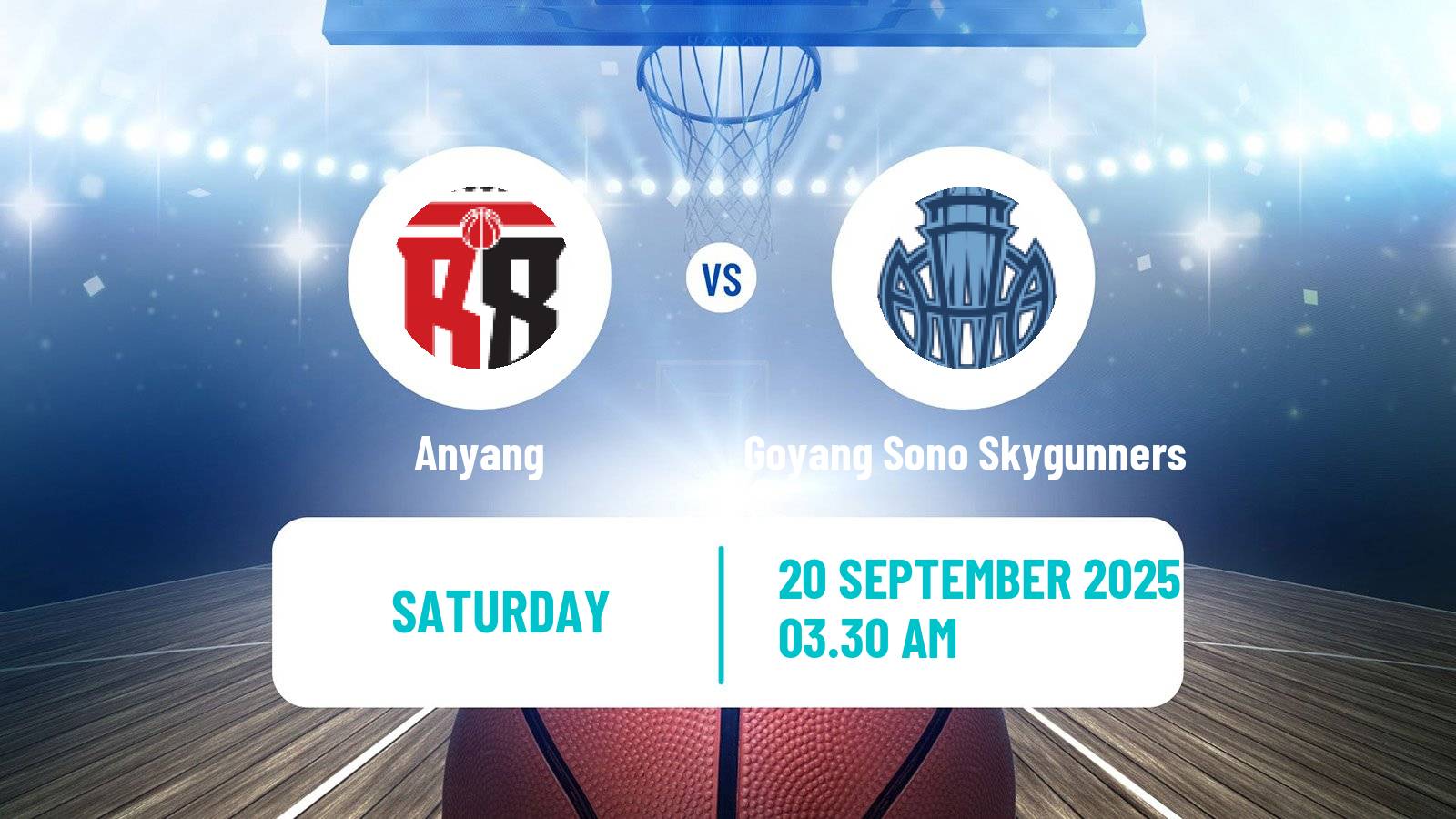 Basketball KBL Cup Anyang - Goyang Sono Skygunners