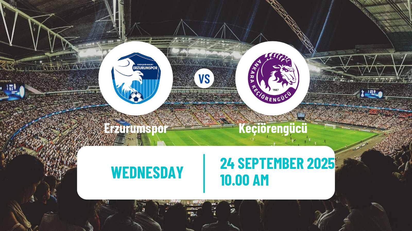Football Turkish First League Erzurumspor - Keçiörengücü