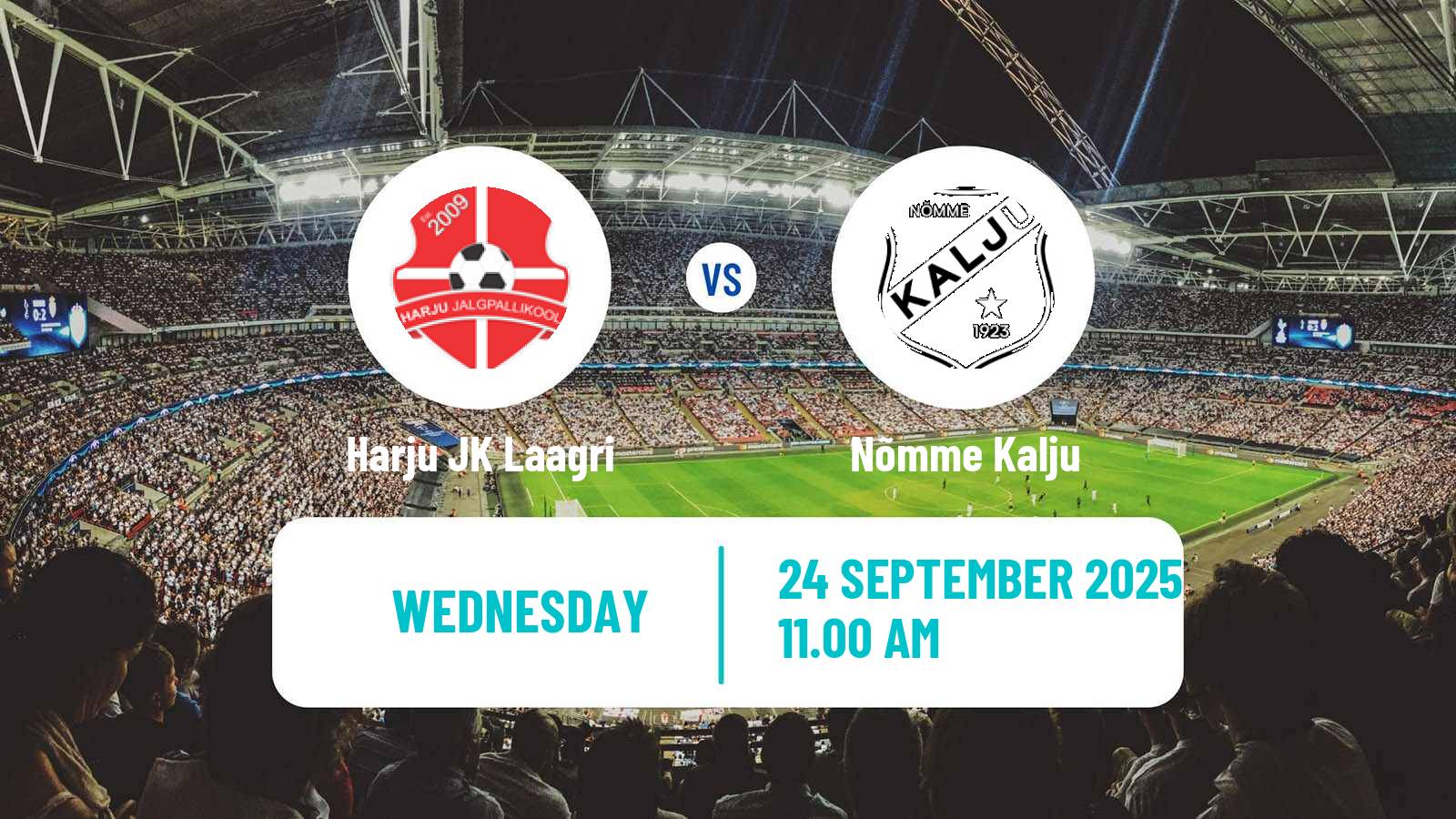 Football Estonian Meistriliiga Harju JK Laagri - Nõmme Kalju
