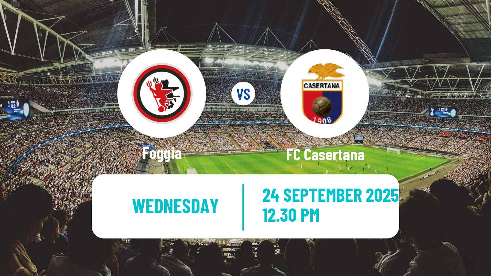 Football Italian Serie C Group C Foggia - Casertana
