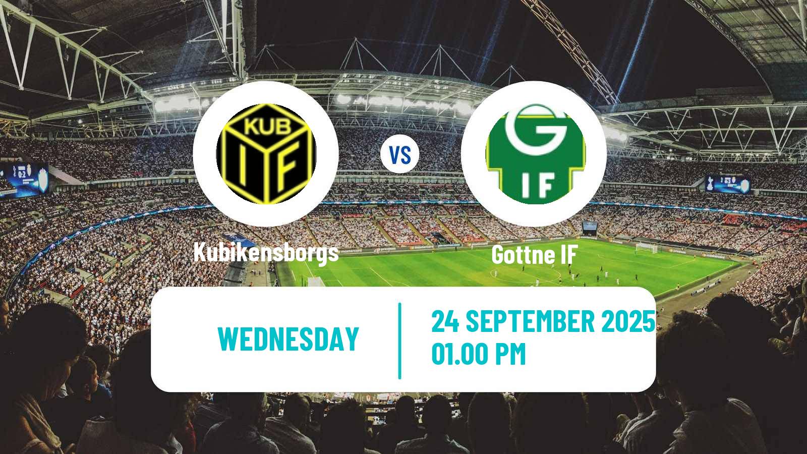 Football Swedish Division 2 - Norrland Kubikensborgs - Gottne