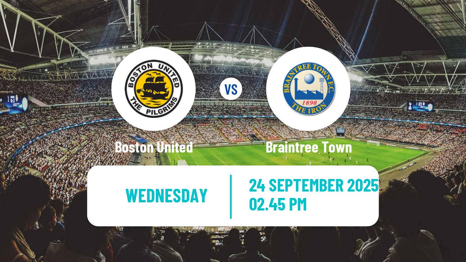 Football English National League Boston United - Braintree Town