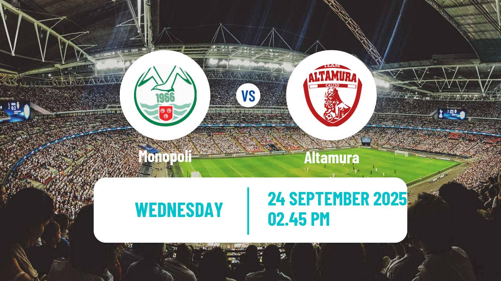 Football Italian Serie C Group C Monopoli - Altamura