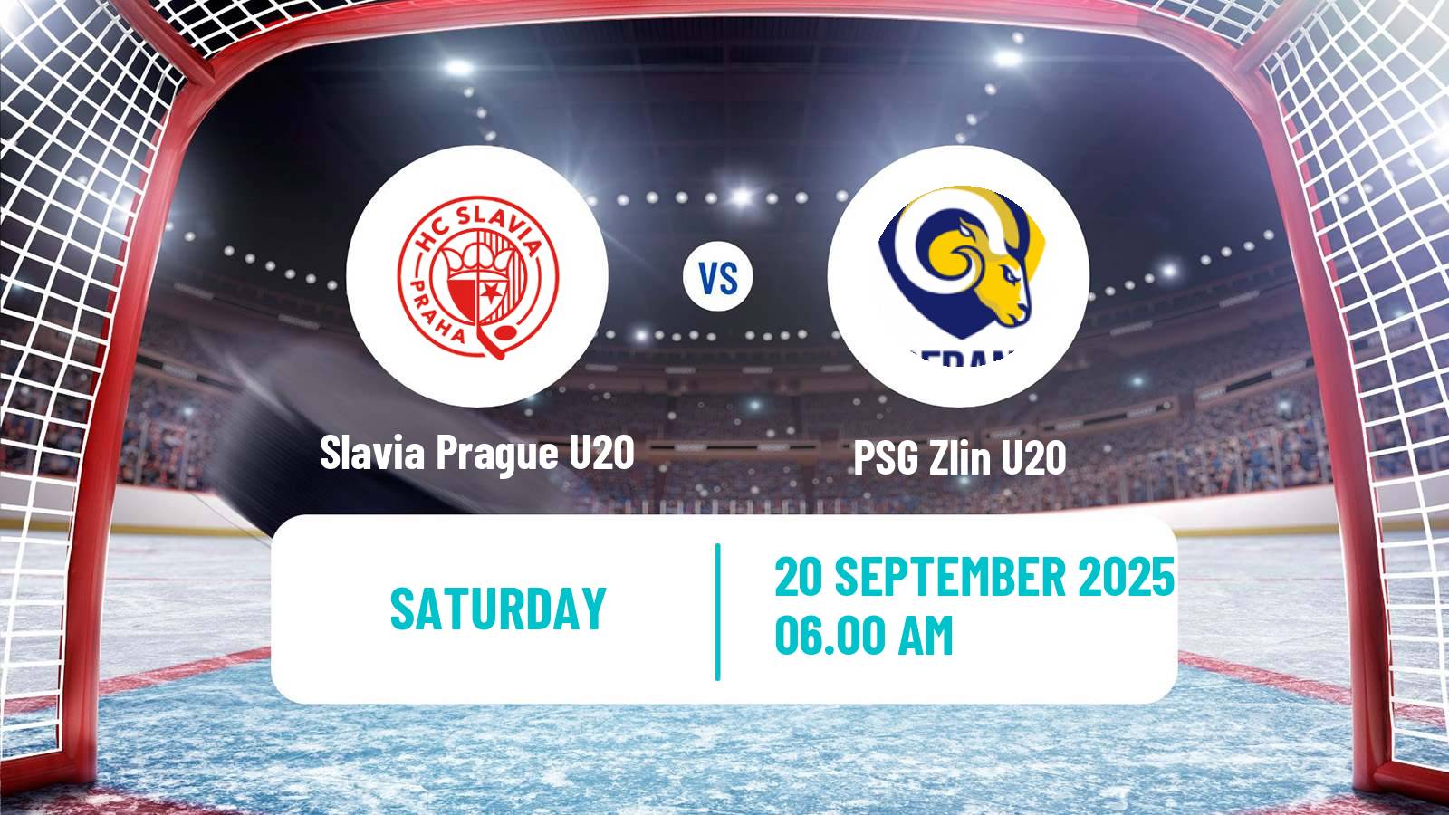 Hockey Czech ELJ Slavia Prague U20 - Zlin U20