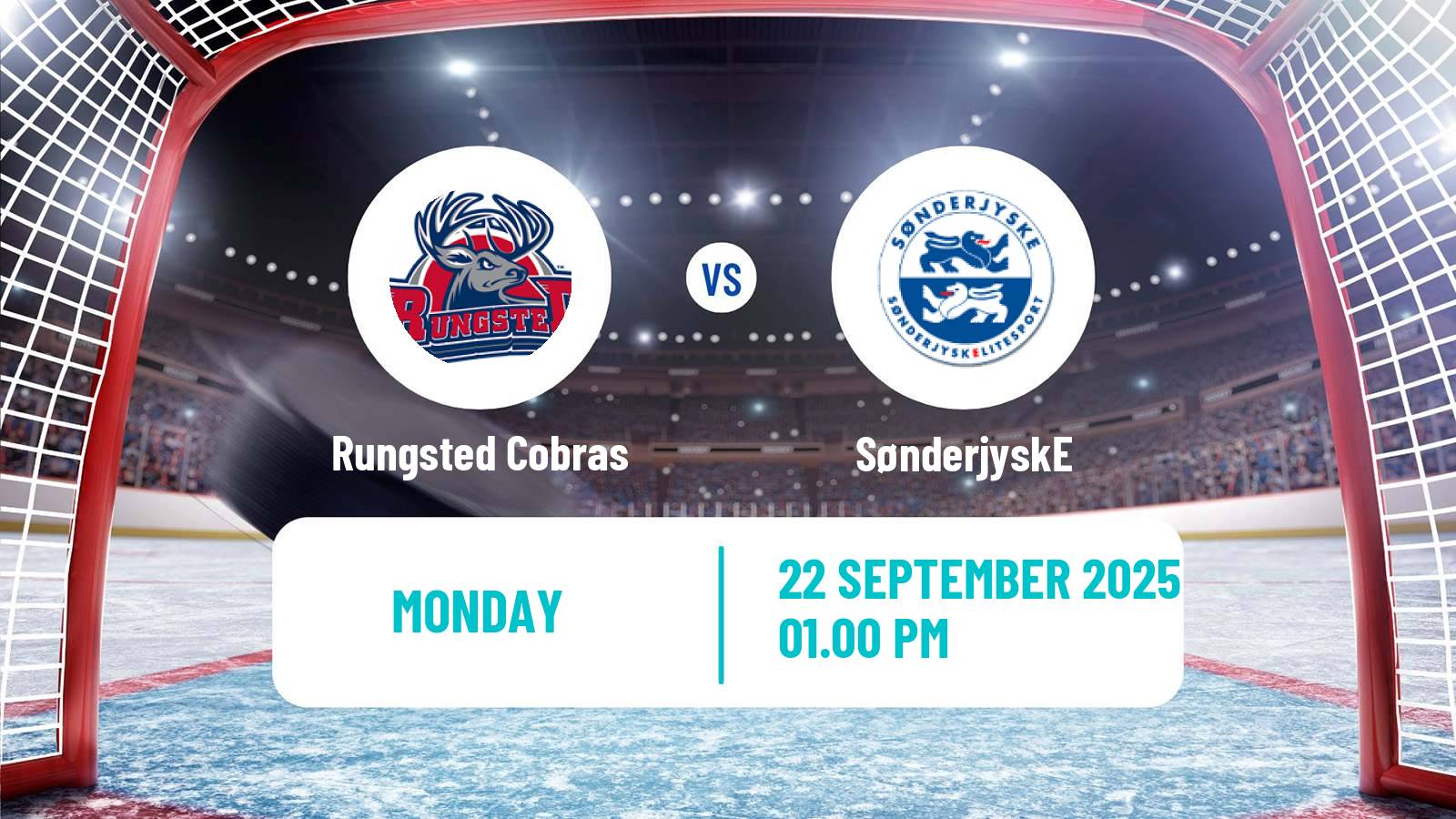Hockey Danish Ishockey Ligaen Rungsted Cobras - SønderjyskE