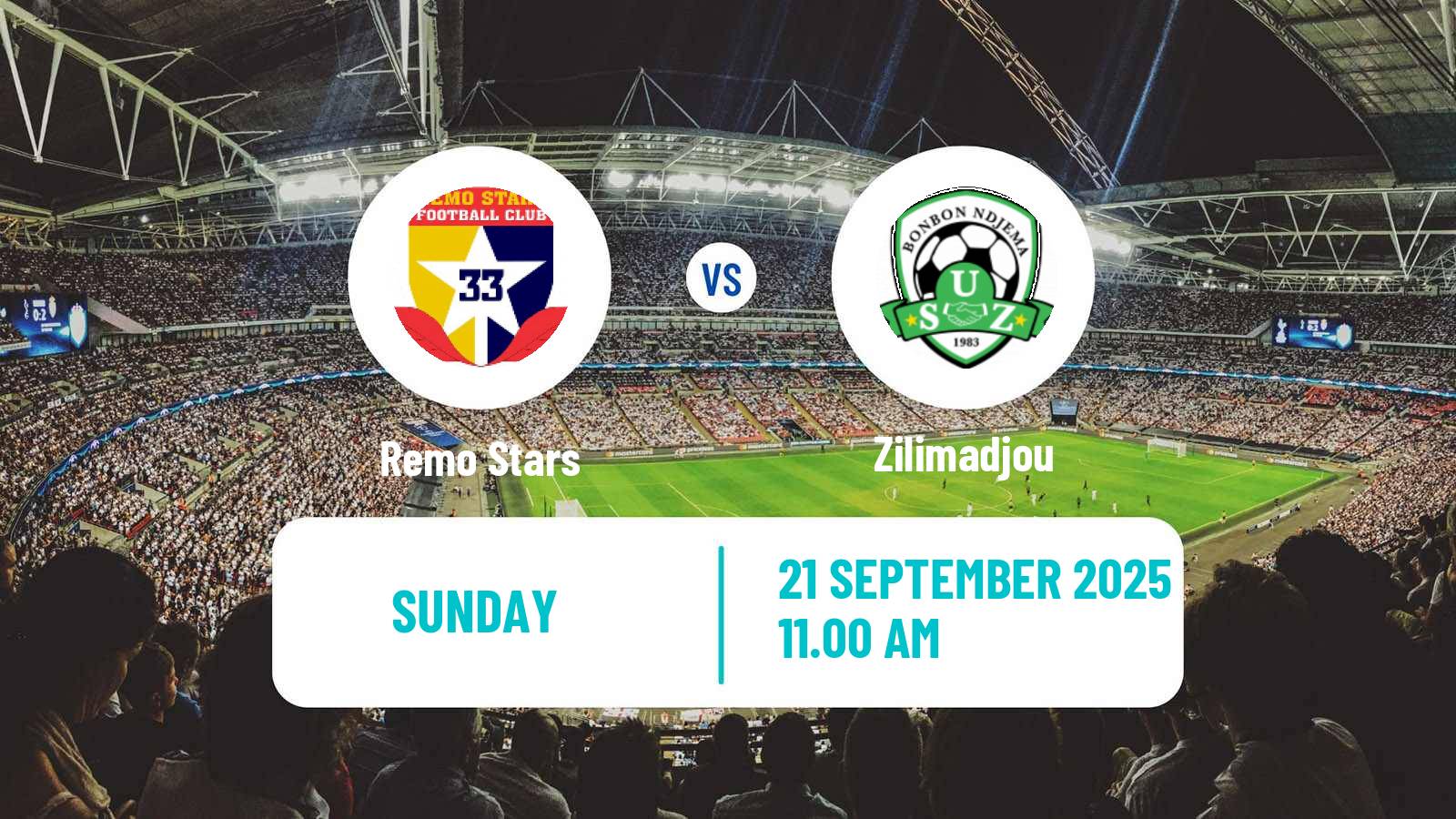 Football CAF Champions League Remo Stars - Zilimadjou