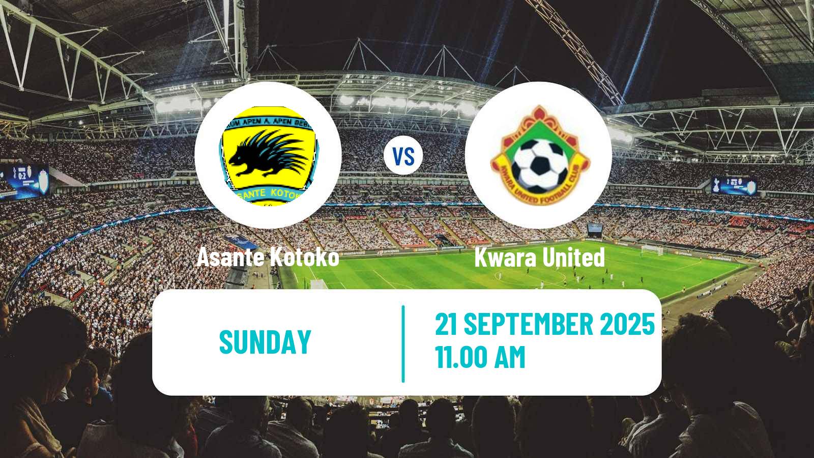 Football CAF Confederation Cup Asante Kotoko - Kwara United