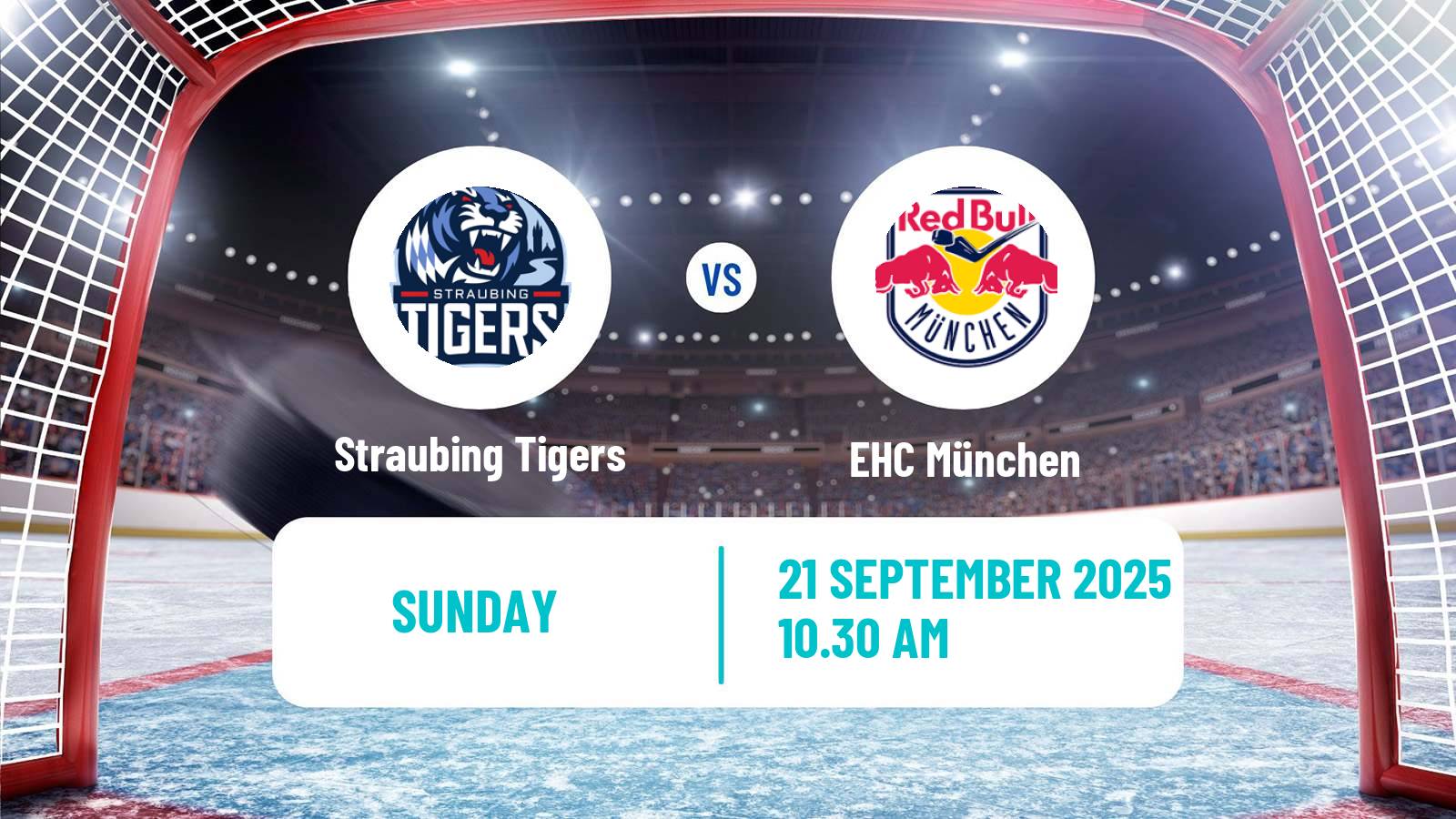 Hockey German Ice Hockey League Straubing Tigers - EHC München