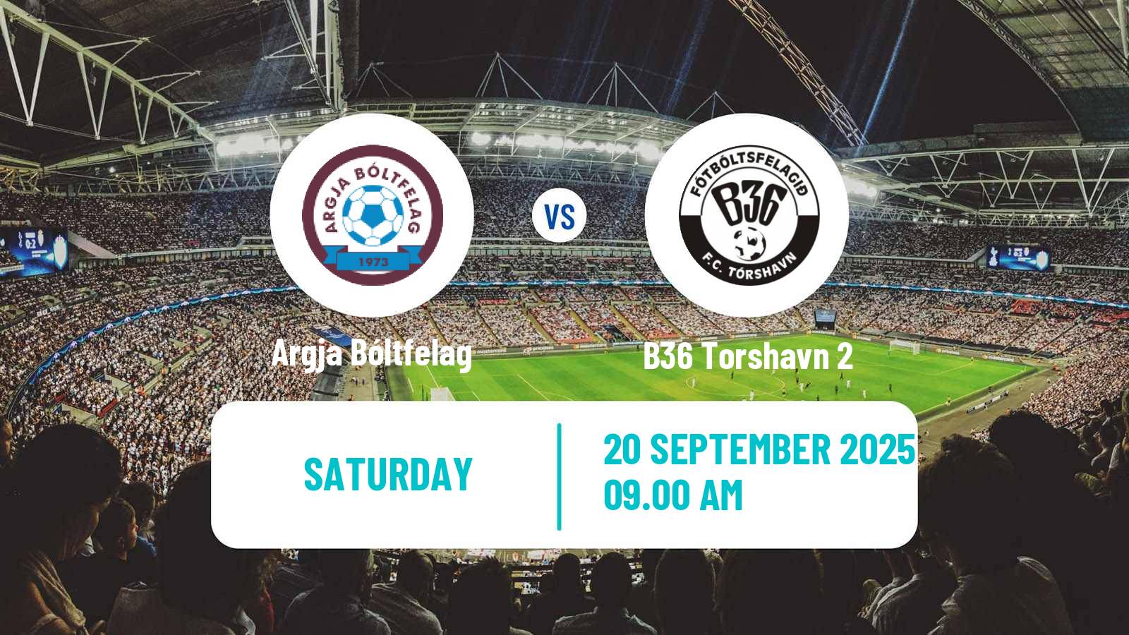 Football Faroe Islands 1 Deild Argja Bóltfelag - B36 Torshavn 2