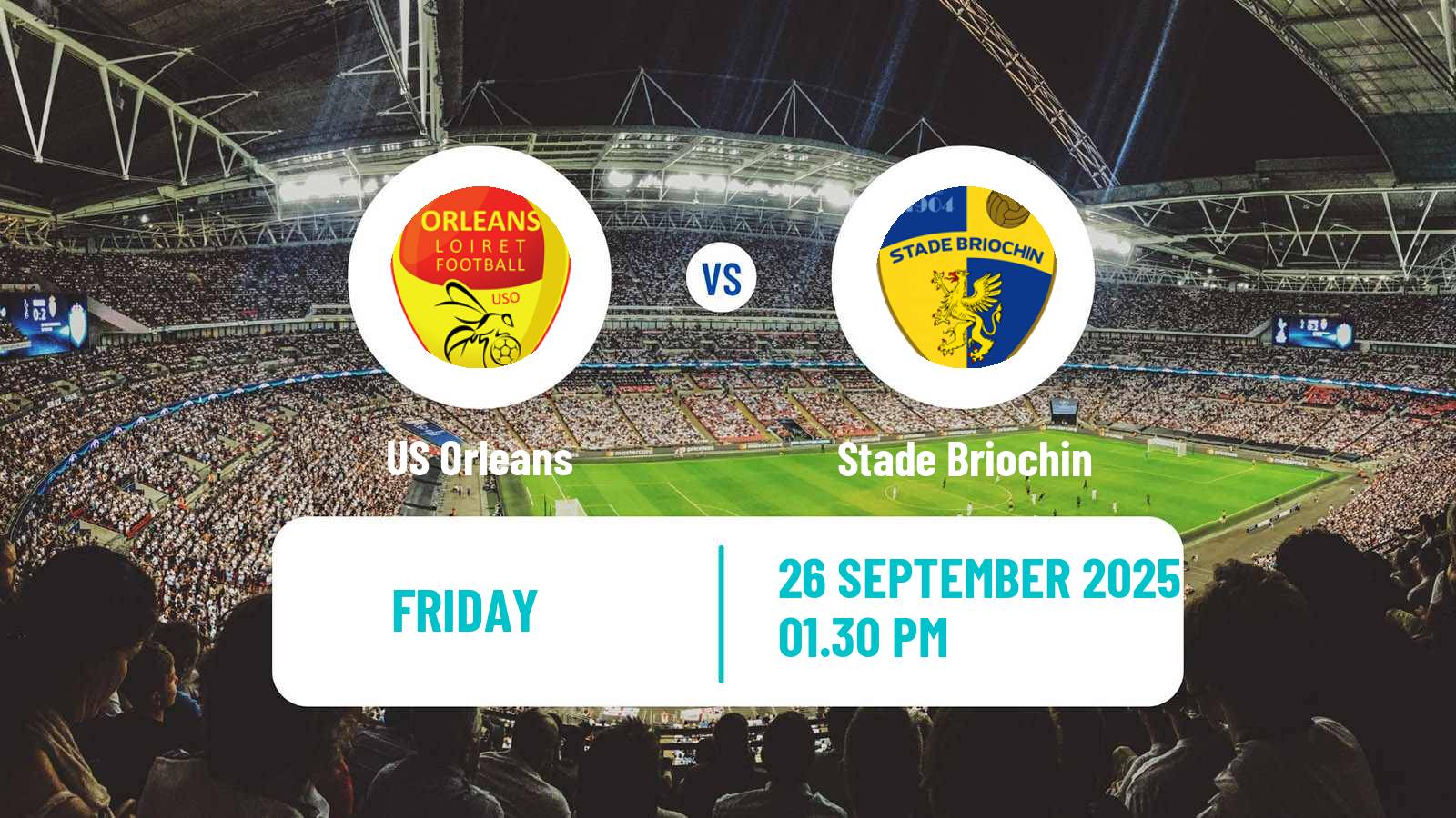 Football French National League Orleans - Stade Briochin