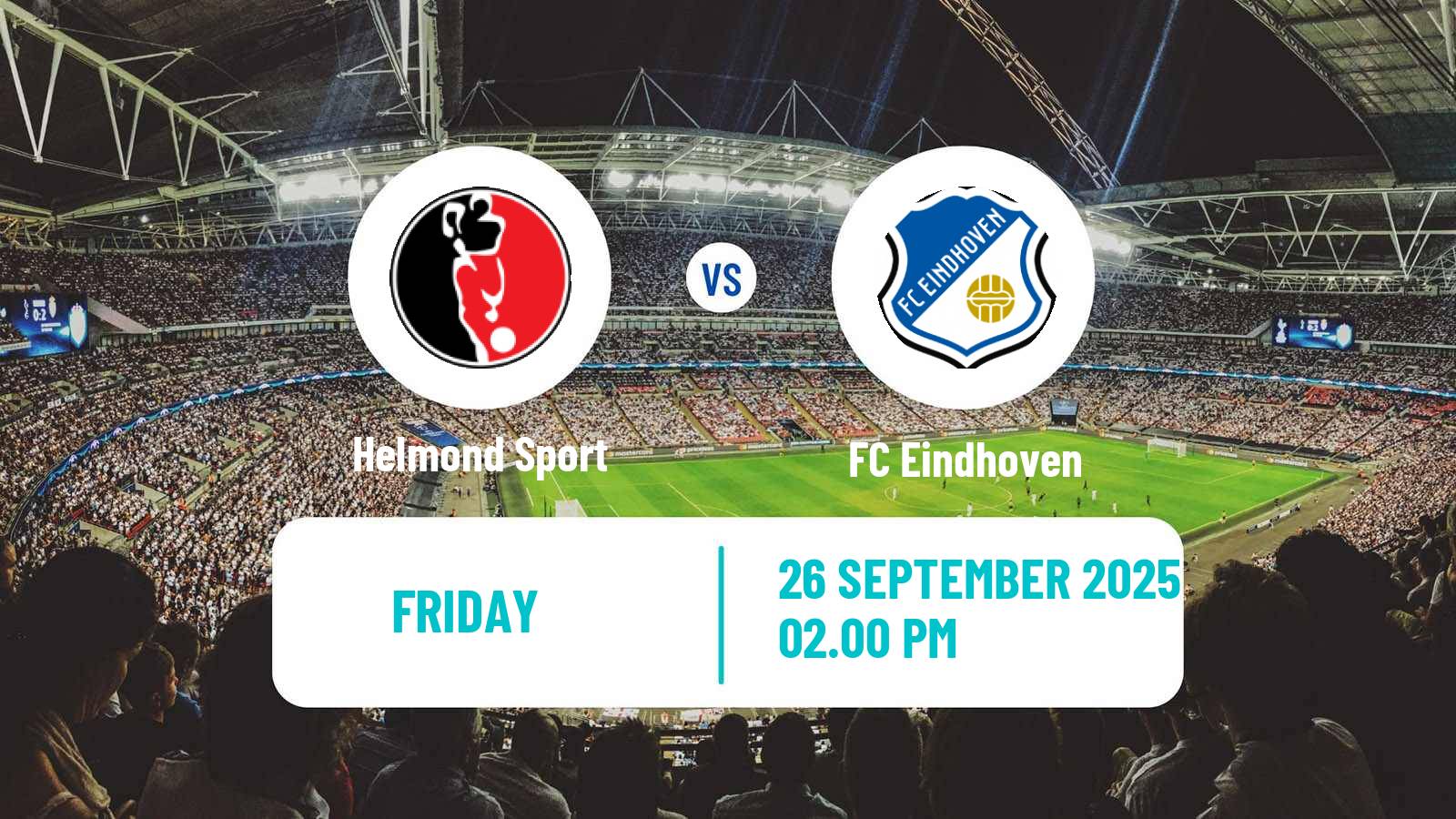 Football Dutch Eerste Divisie Helmond Sport - FC Eindhoven