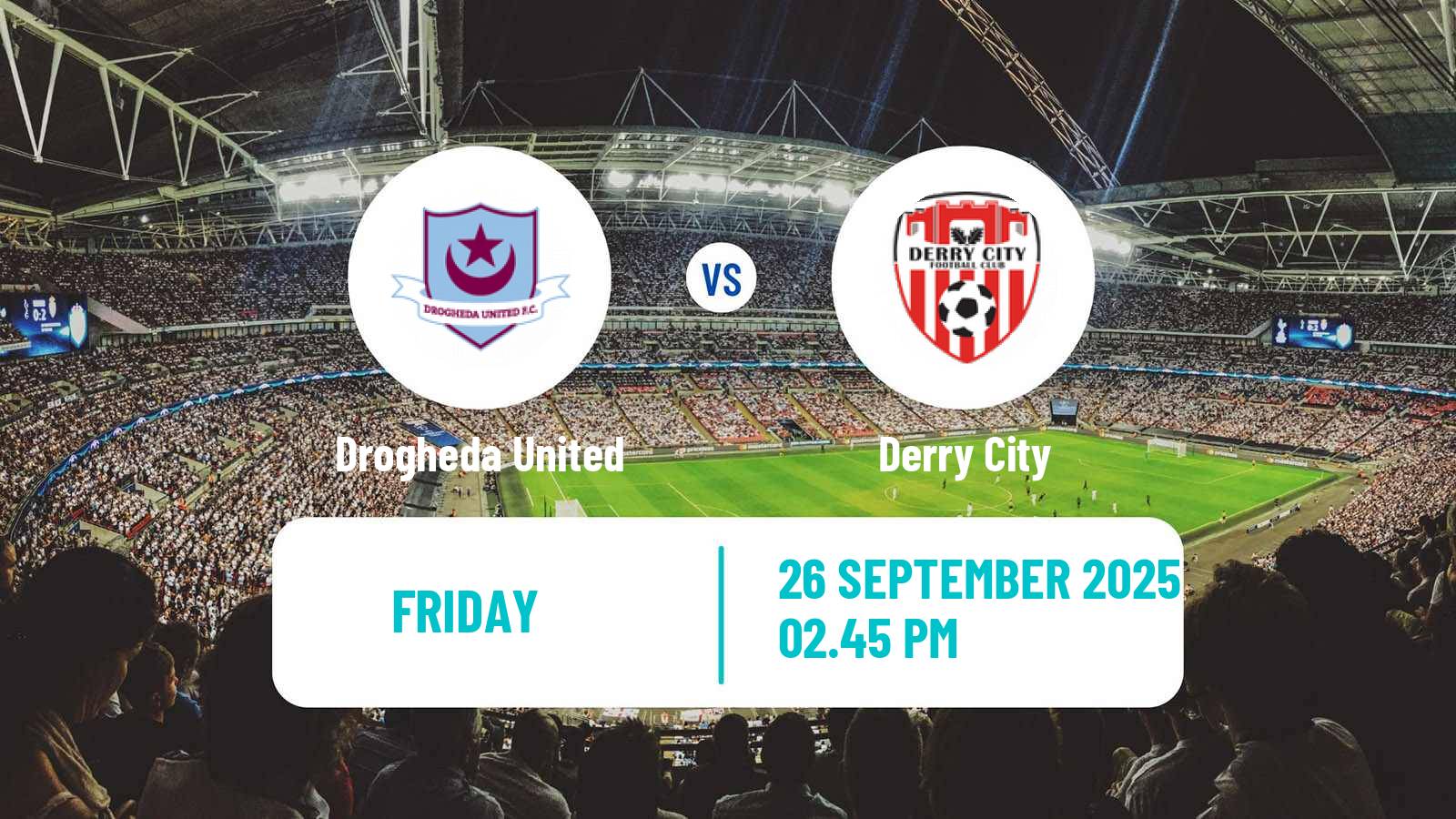 Football Irish Premier Division Drogheda United - Derry City