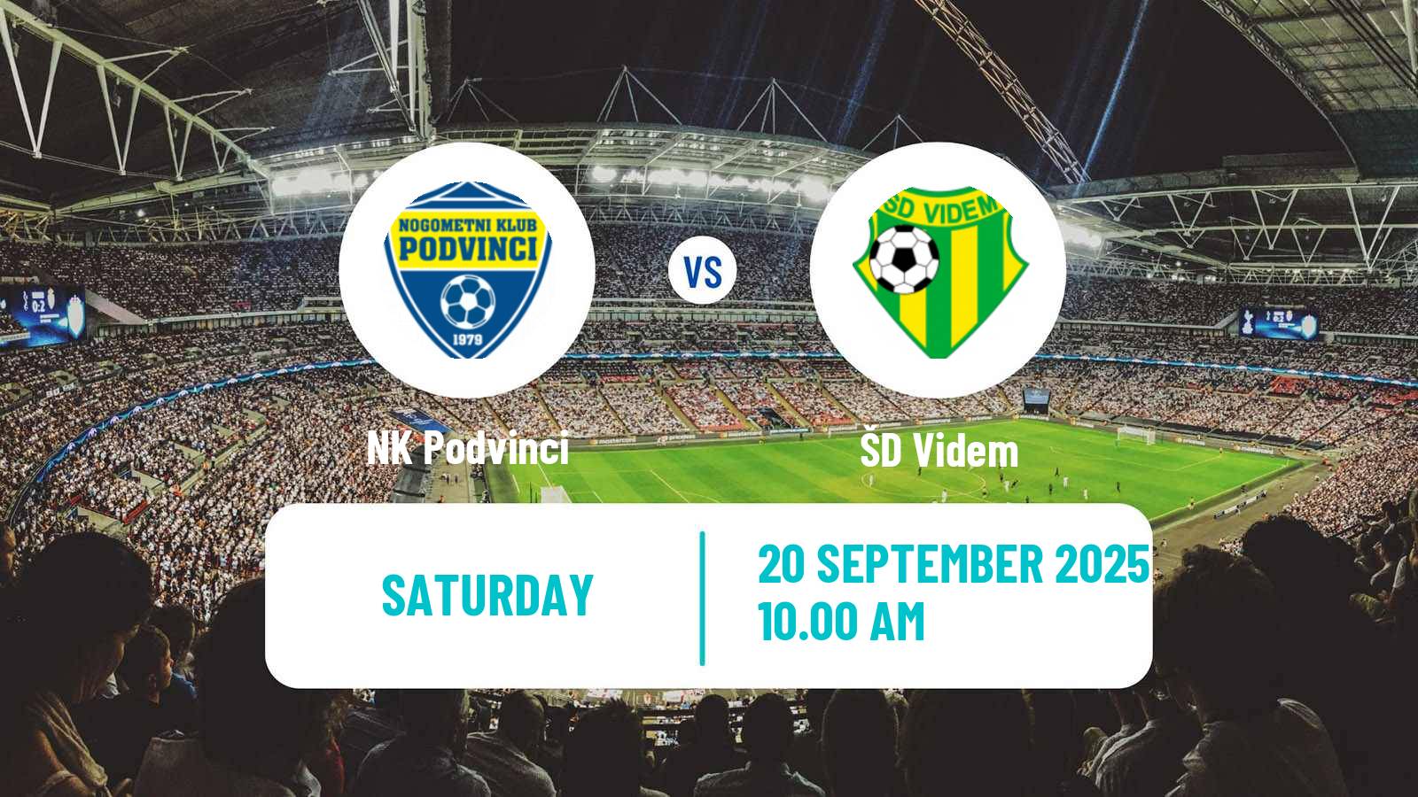 Football Slovenian 3 SNL East Podvinci - Videm