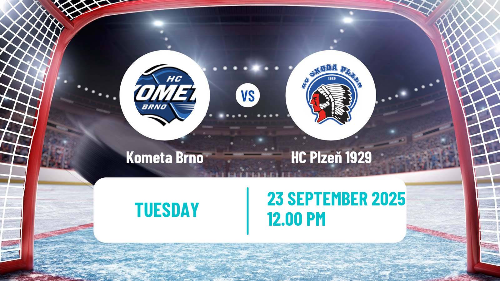 Hockey Czech Extraliga Kometa Brno - HC Plzeň 1929