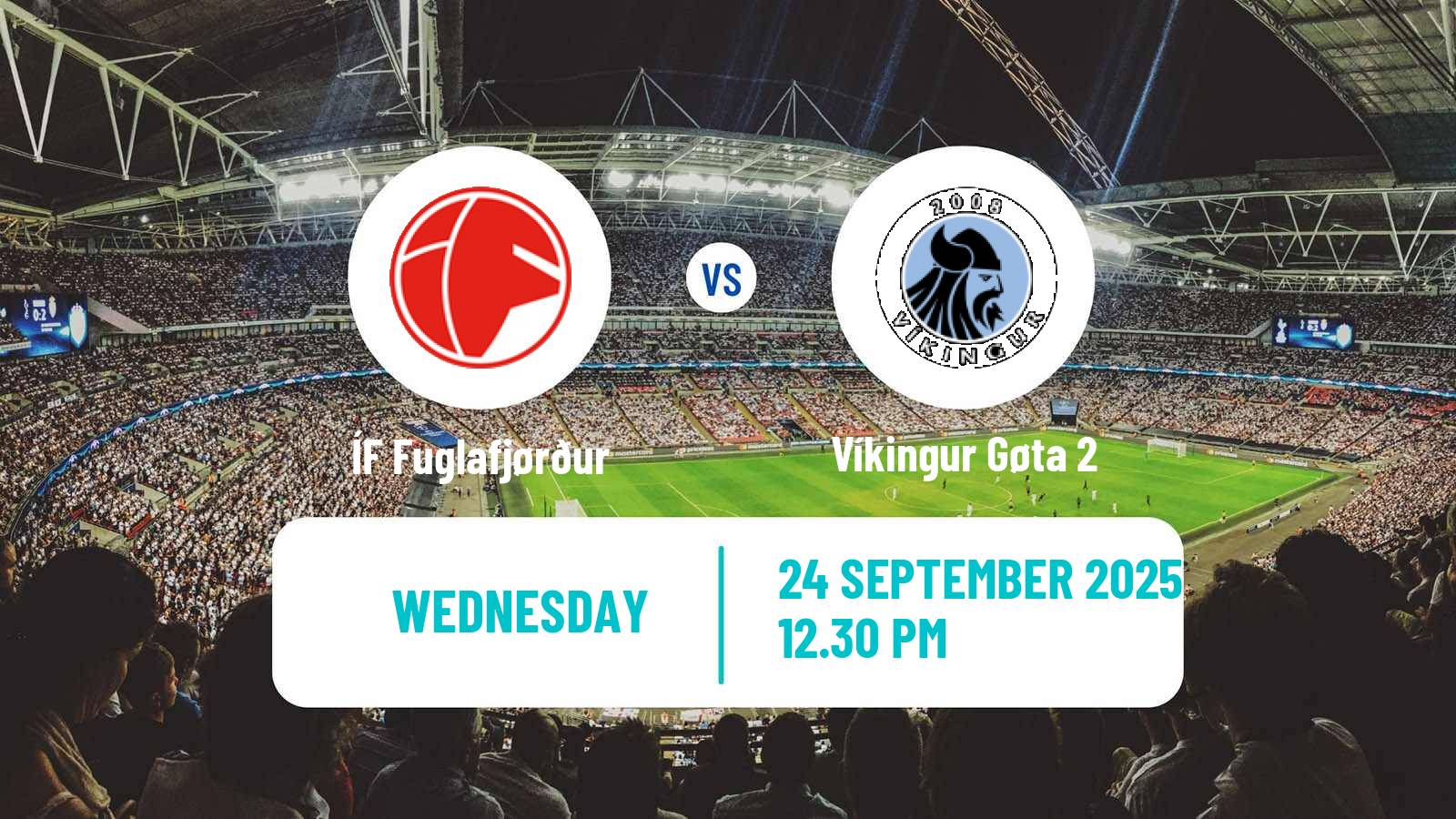 Football Faroe Islands 1 Deild ÍF Fuglafjørður - Víkingur Gøta 2