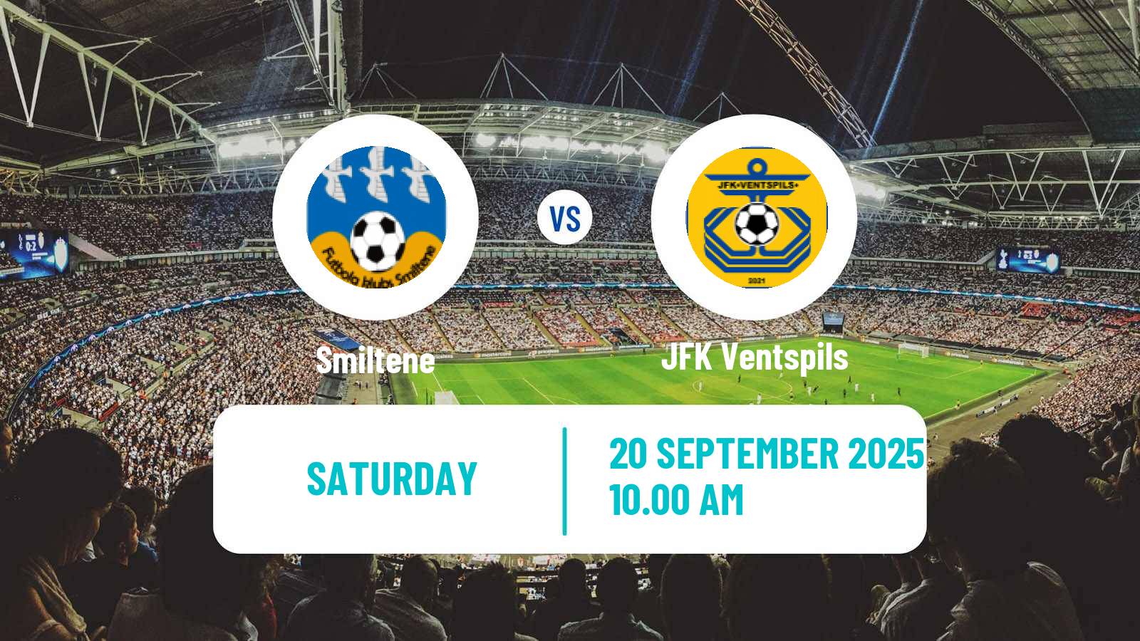 Football Latvian 1 Liga Smiltene - JFK Ventspils