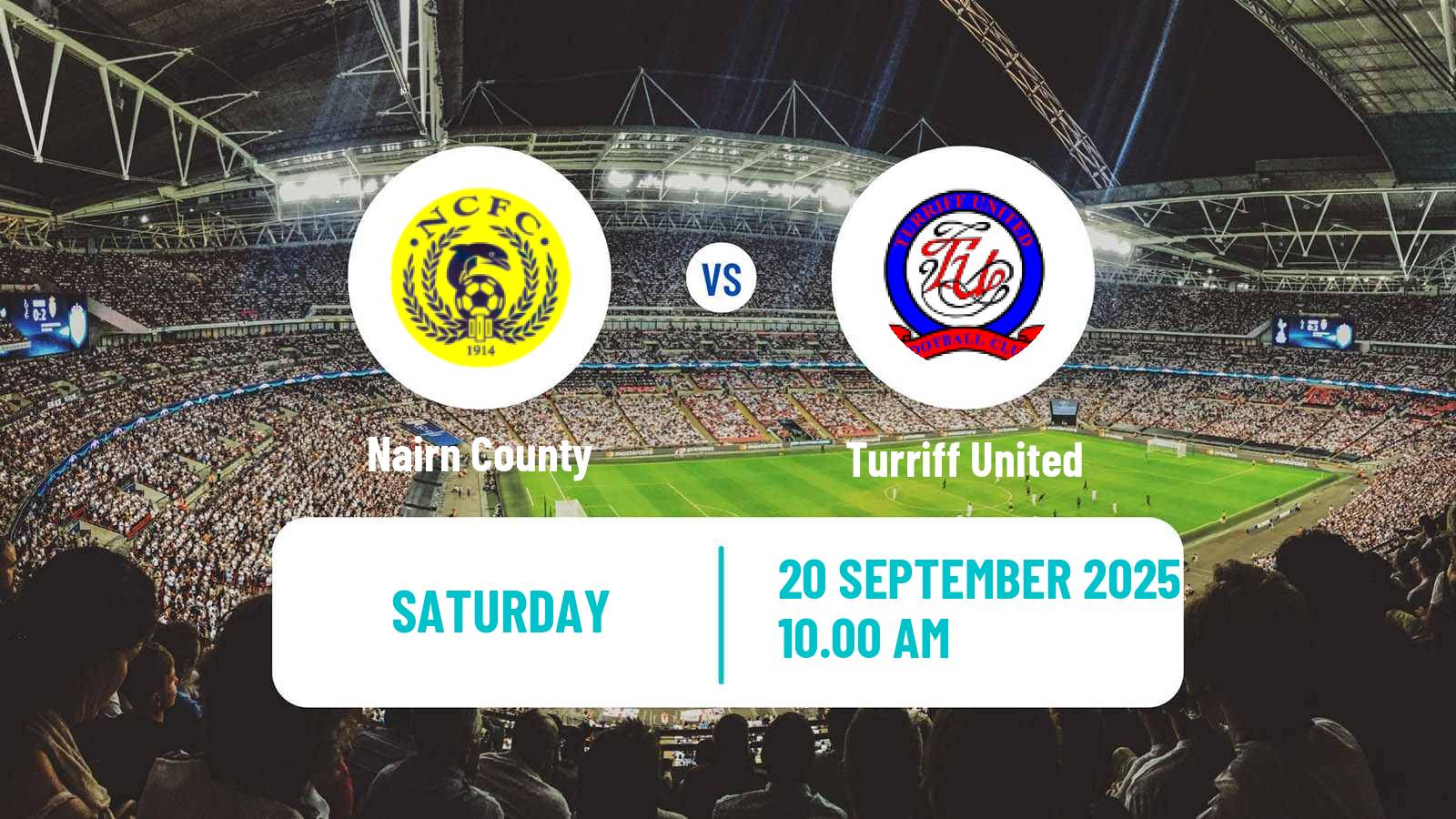 Football Scottish Highland League Nairn County - Turriff United