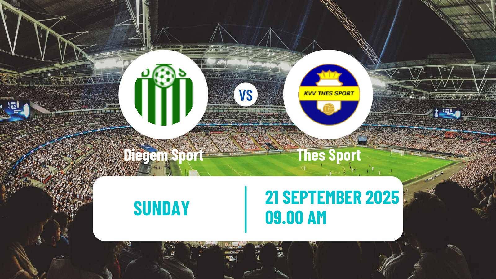 Football Belgian National Division 1 VV Diegem Sport - Thes Sport