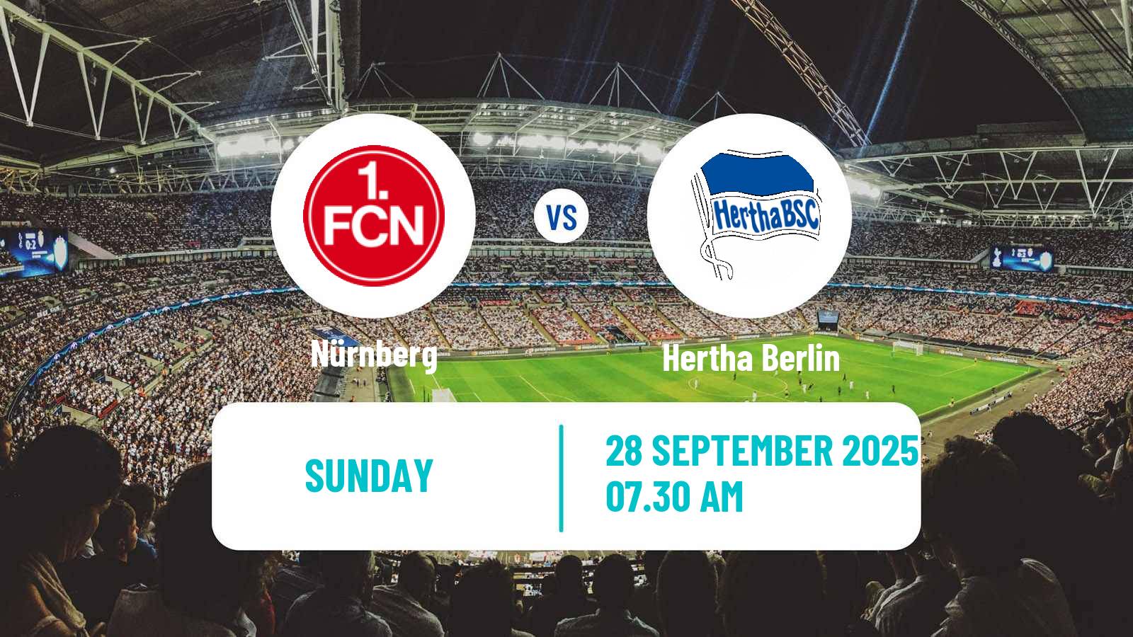 Football German 2 Bundesliga Nürnberg - Hertha Berlin
